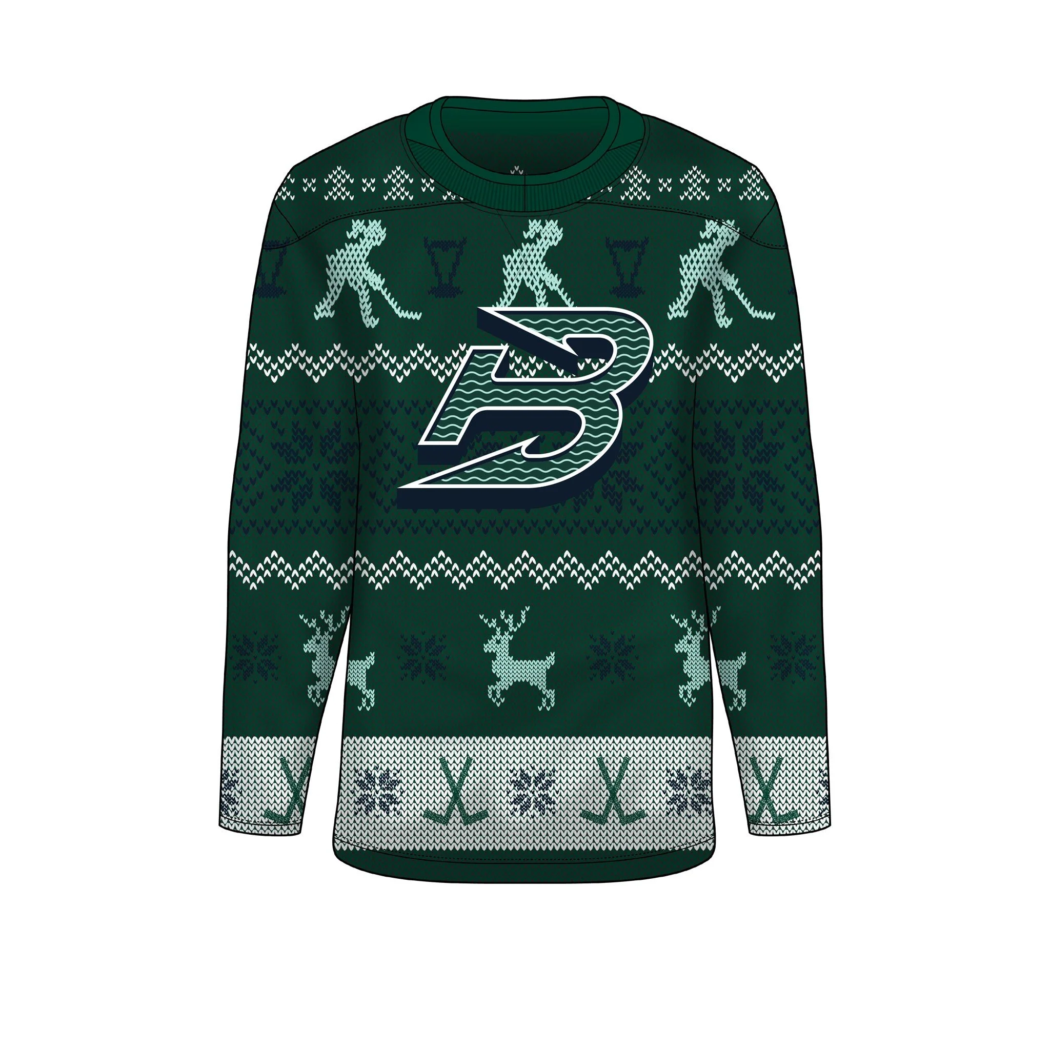 Adult Boston Fleet Holiday Sweater Jersey