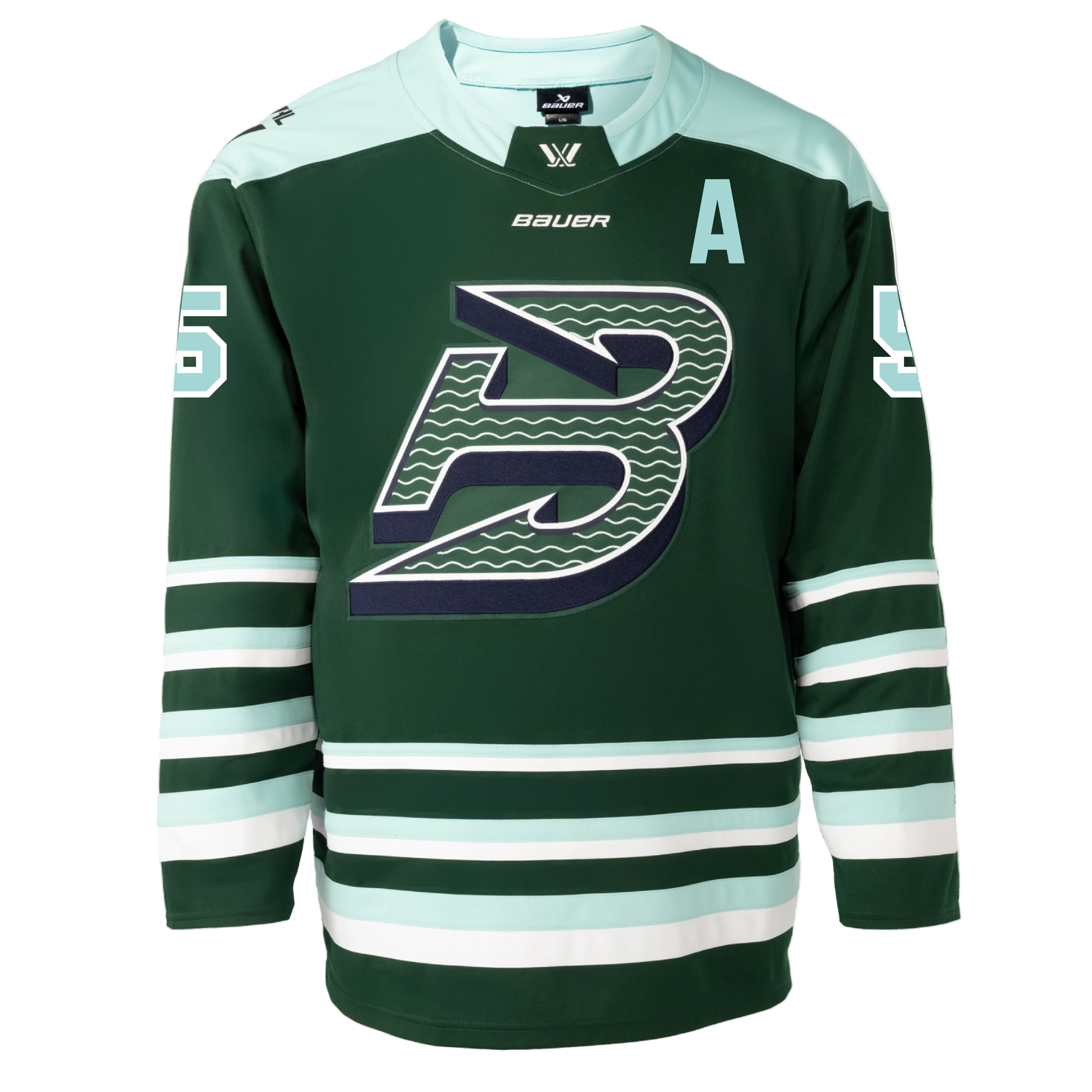 Adult Boston Fleet Megan Keller Bauer Replica Home Jersey - Image 2