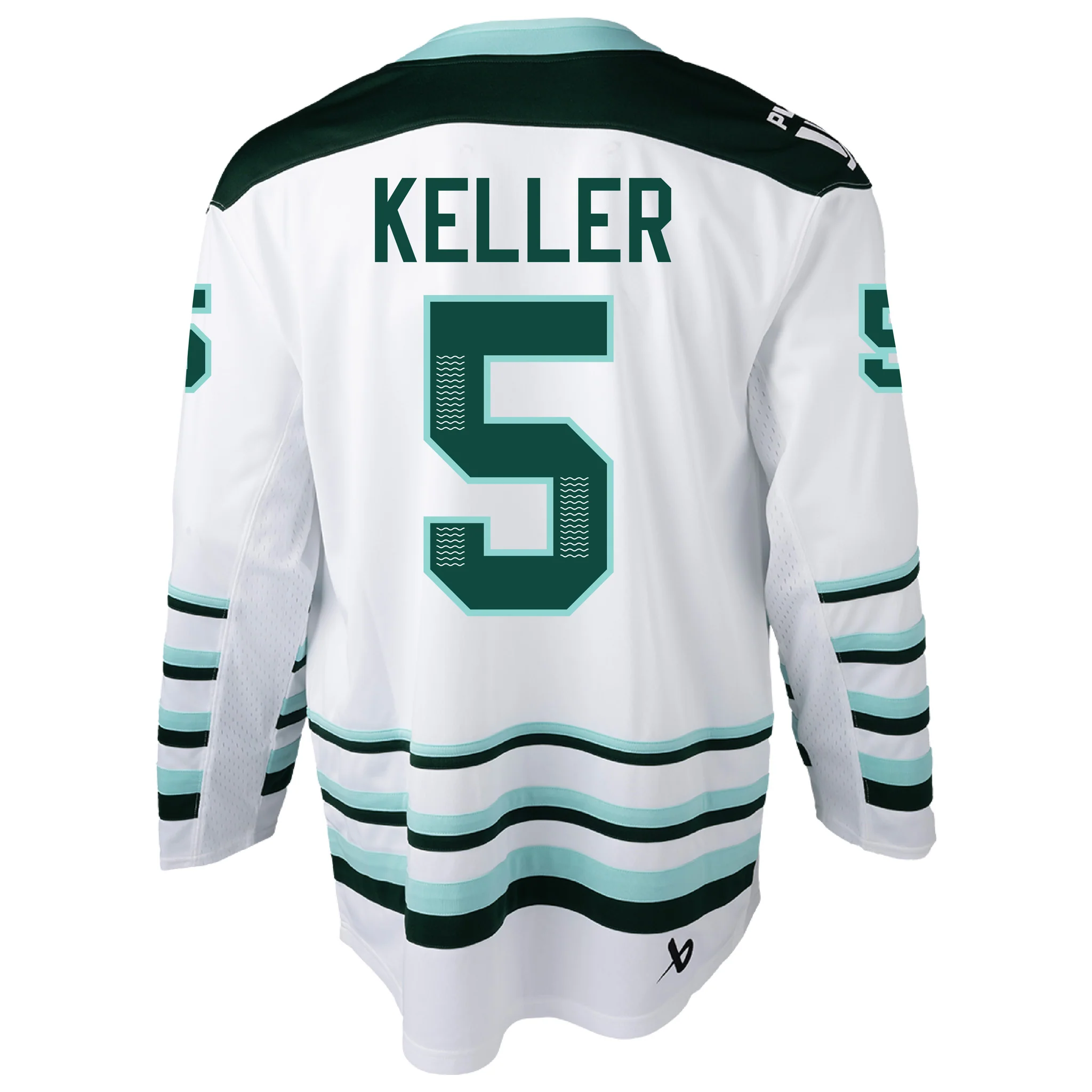 Adult Boston Fleet Megan Keller C Bauer Replica Away Jersey