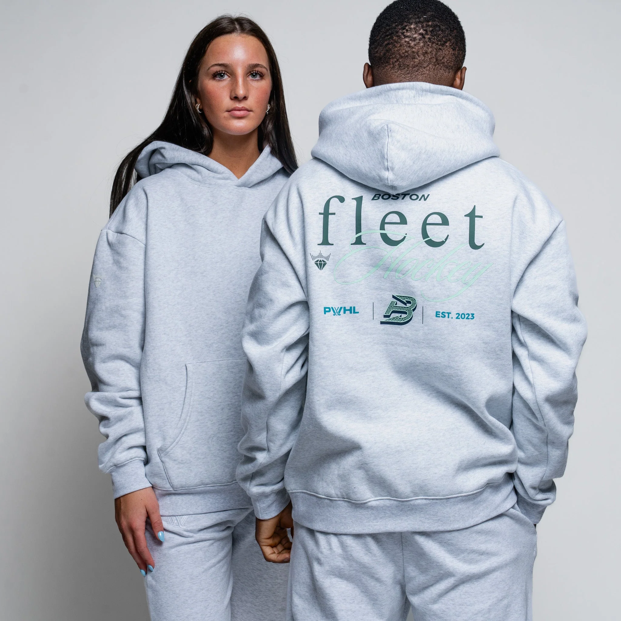 Adult Boston Fleet Royalty Relaxed Hoodie