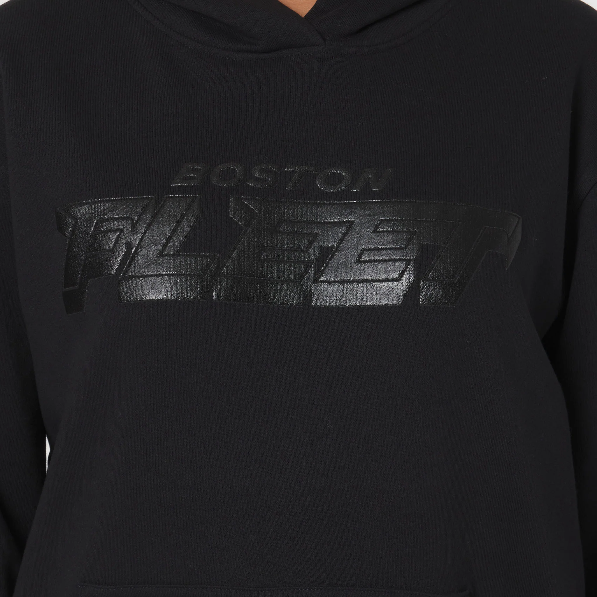Adult Boston Fleet Sportiqe Puff Ink Logo Drake Hoodie - Image 5