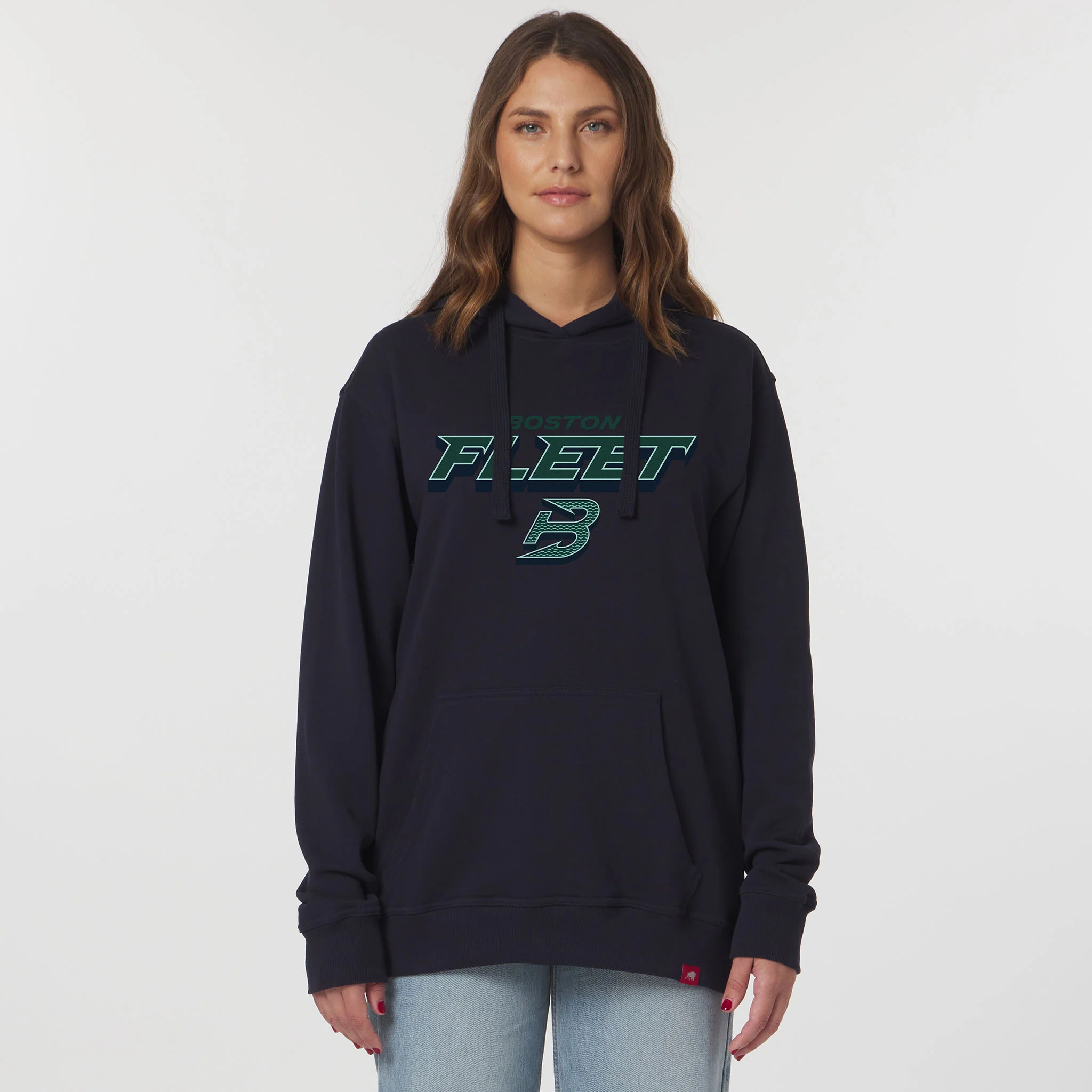 Adult Boston Fleet Sportiqe Velvet Logo Blake Hoodie - Image 2