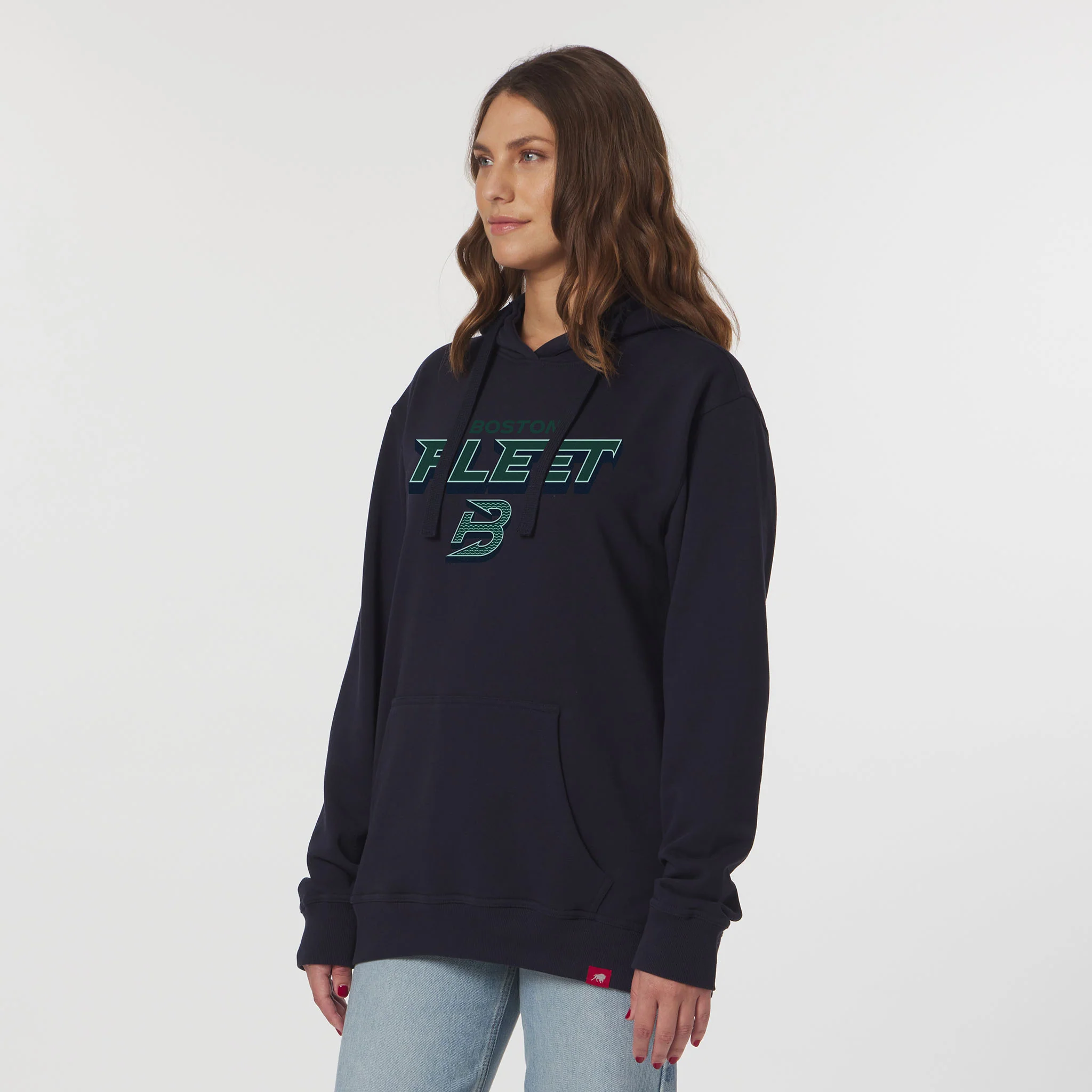 Adult Boston Fleet Sportiqe Velvet Logo Blake Hoodie - Image 3