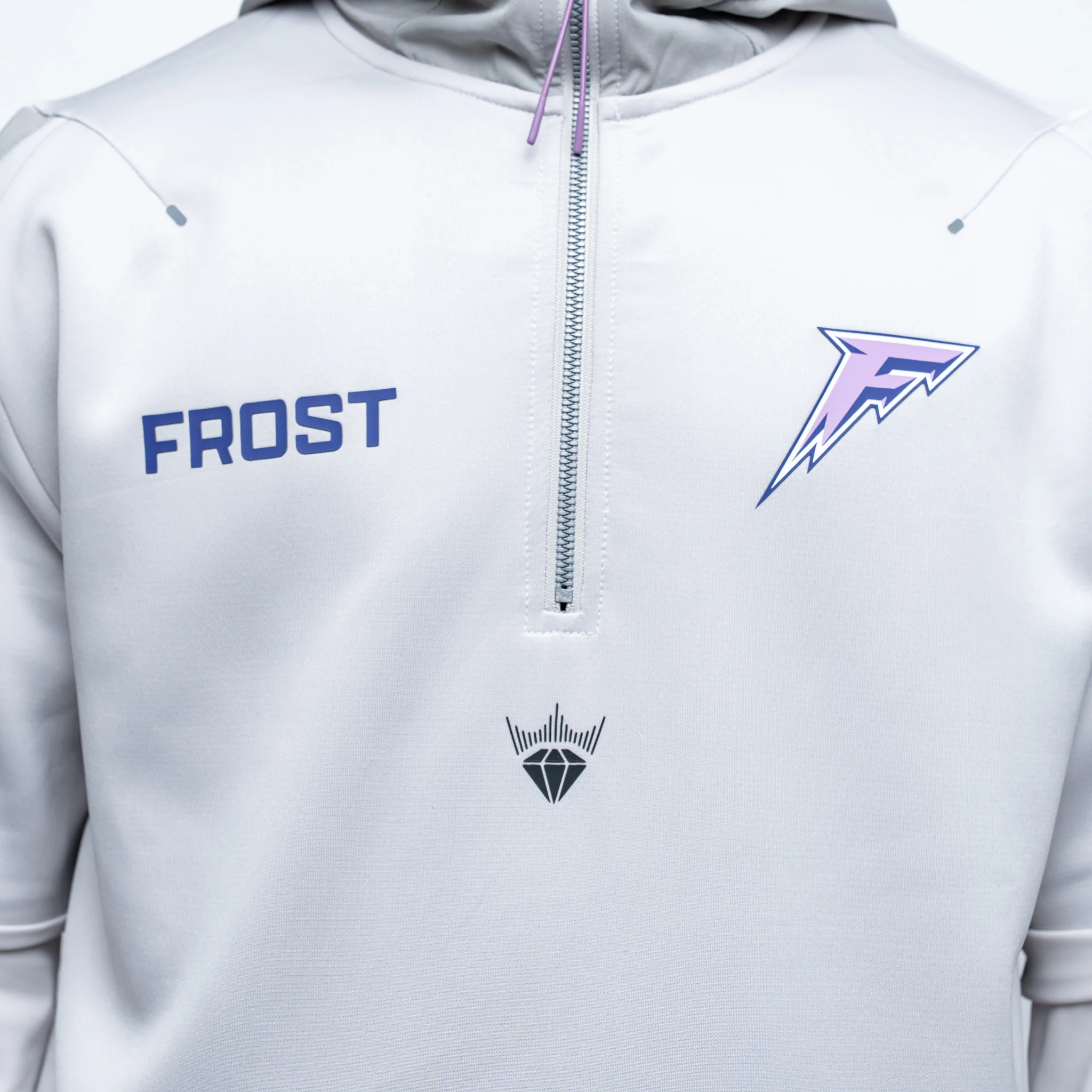 Adult Minnesota Frost Adulty Royalty Podium Hybrid Quarter Zip Jacket 2.0 - Image 3