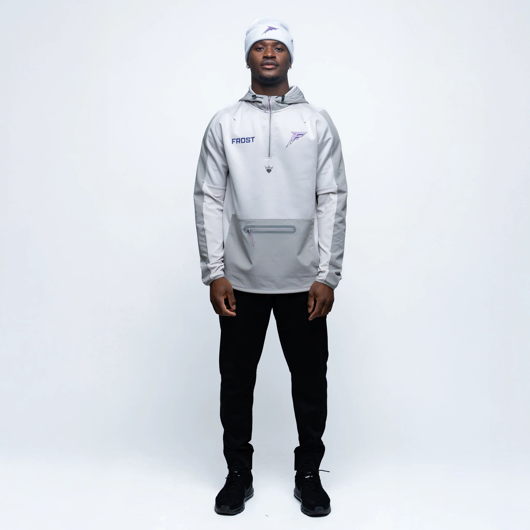 Adult Minnesota Frost Adulty Royalty Podium Hybrid Quarter Zip Jacket 2.0 - Image 9