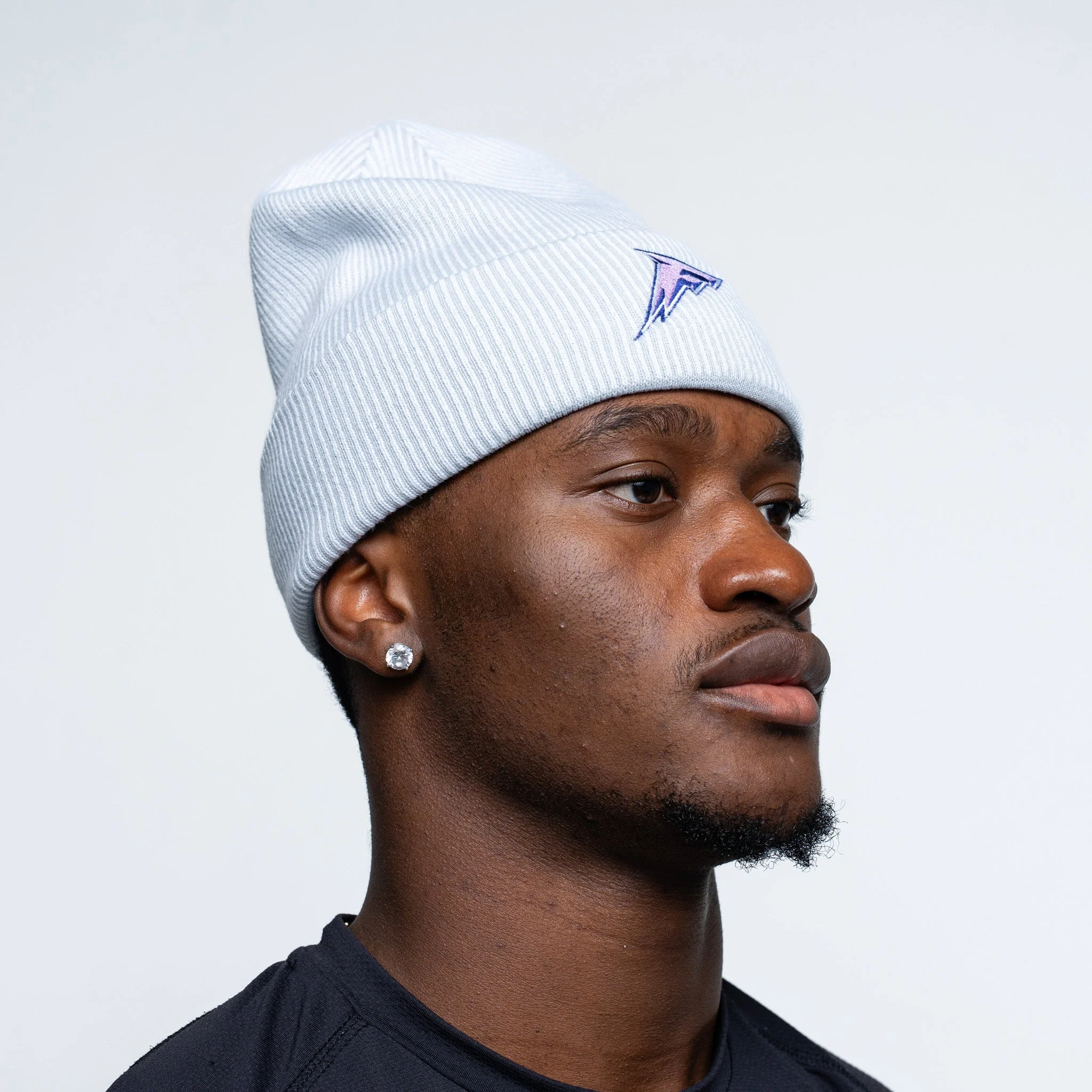 Adult Minnesota Frost Adulty Royalty Tonal Double Knit Beanie - Image 2