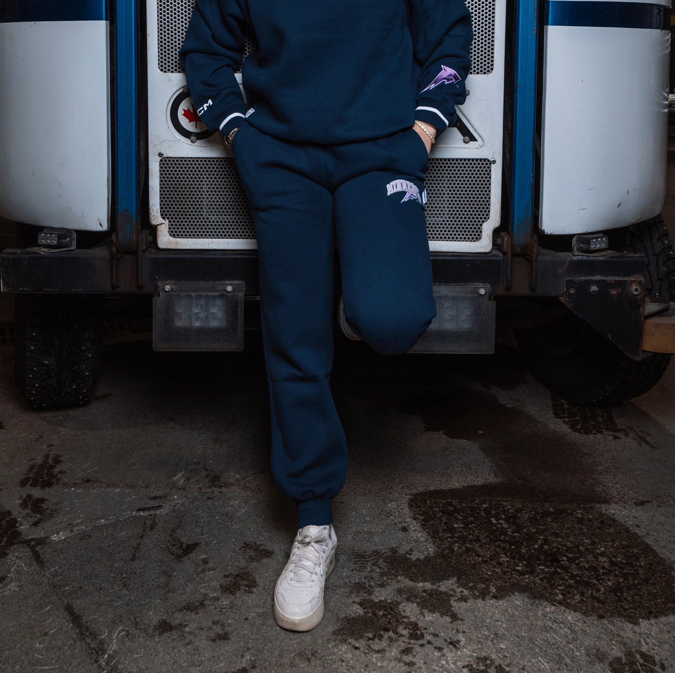 Adult Minnesota Frost CCM Tapered Sweat Pants - Image 6
