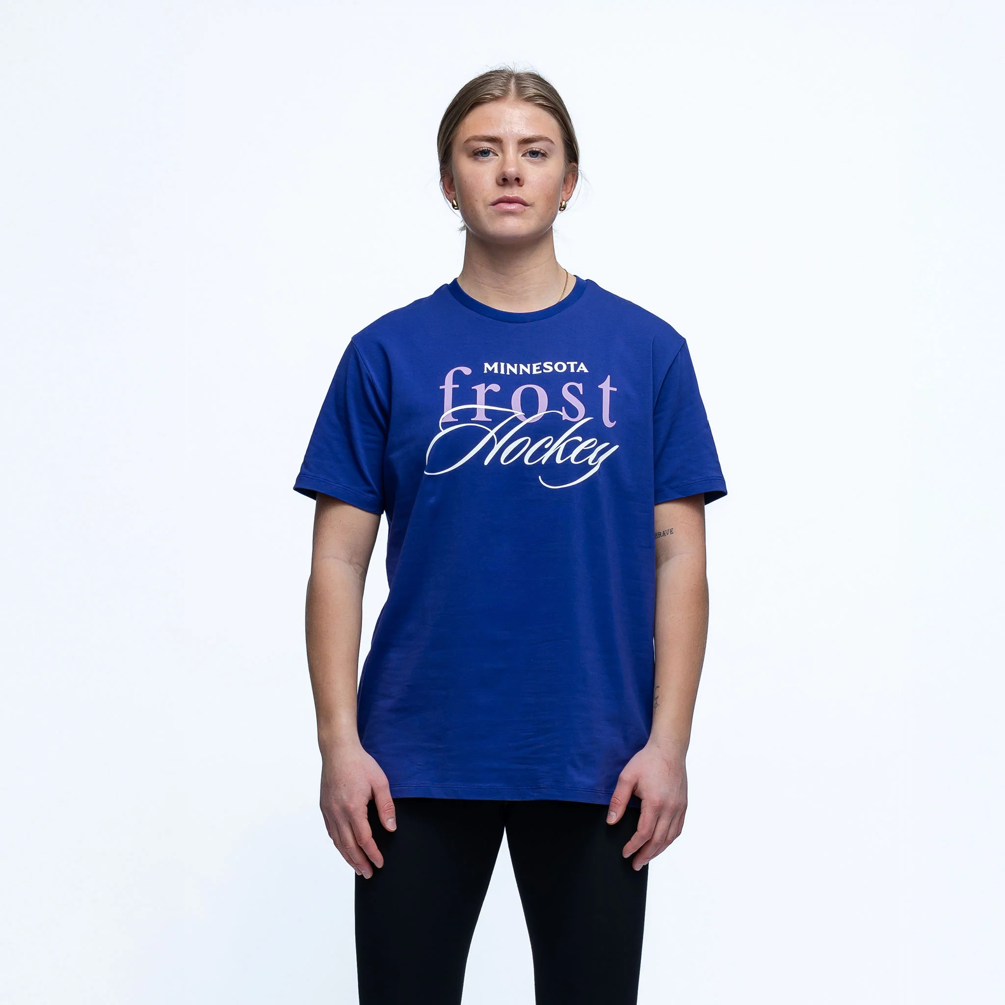 Adult Minnesota Frost Royalty Flow Sideline T-Shirt