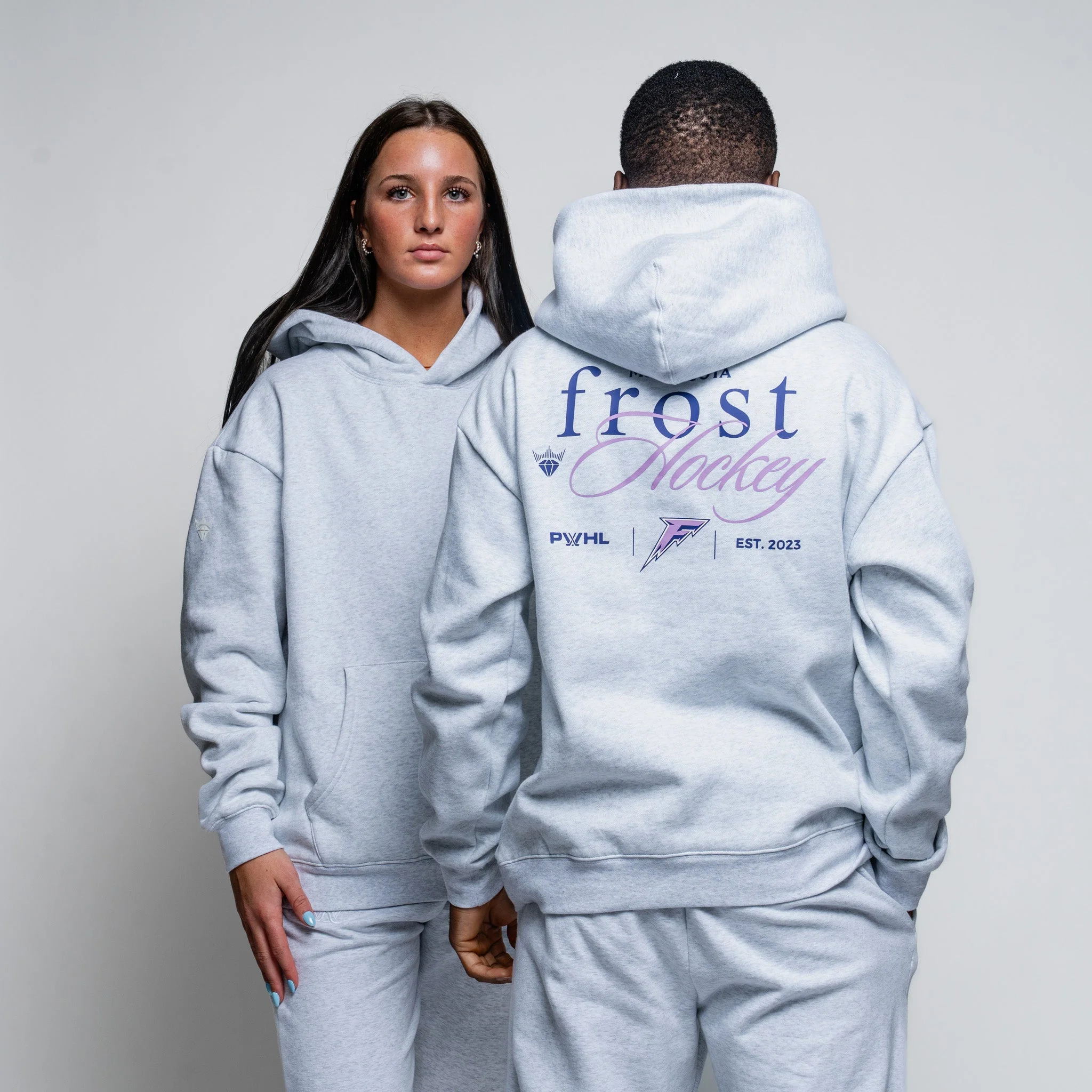 Adult Minnesota Frost Royalty Relaxed Hoodie