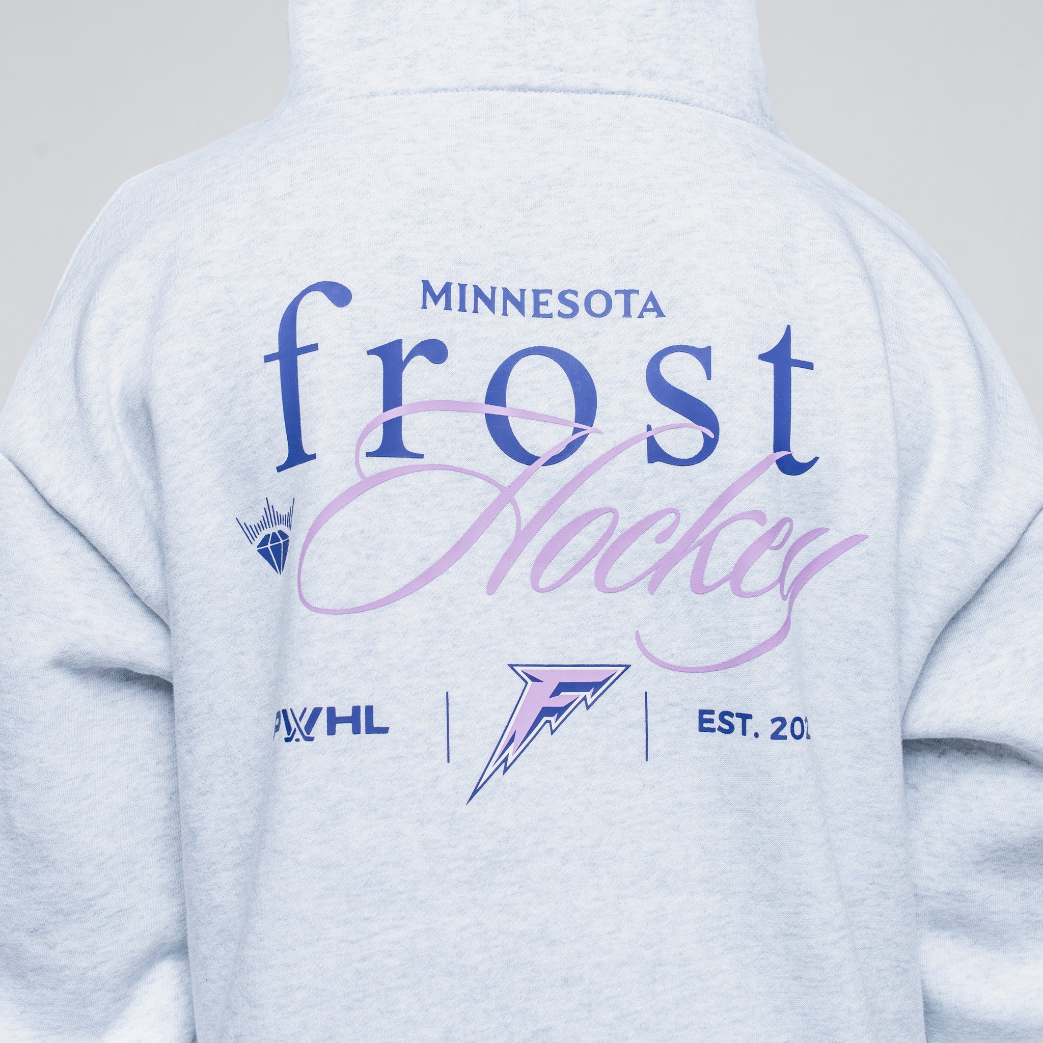 Adult Minnesota Frost Royalty Relaxed Hoodie - Image 3