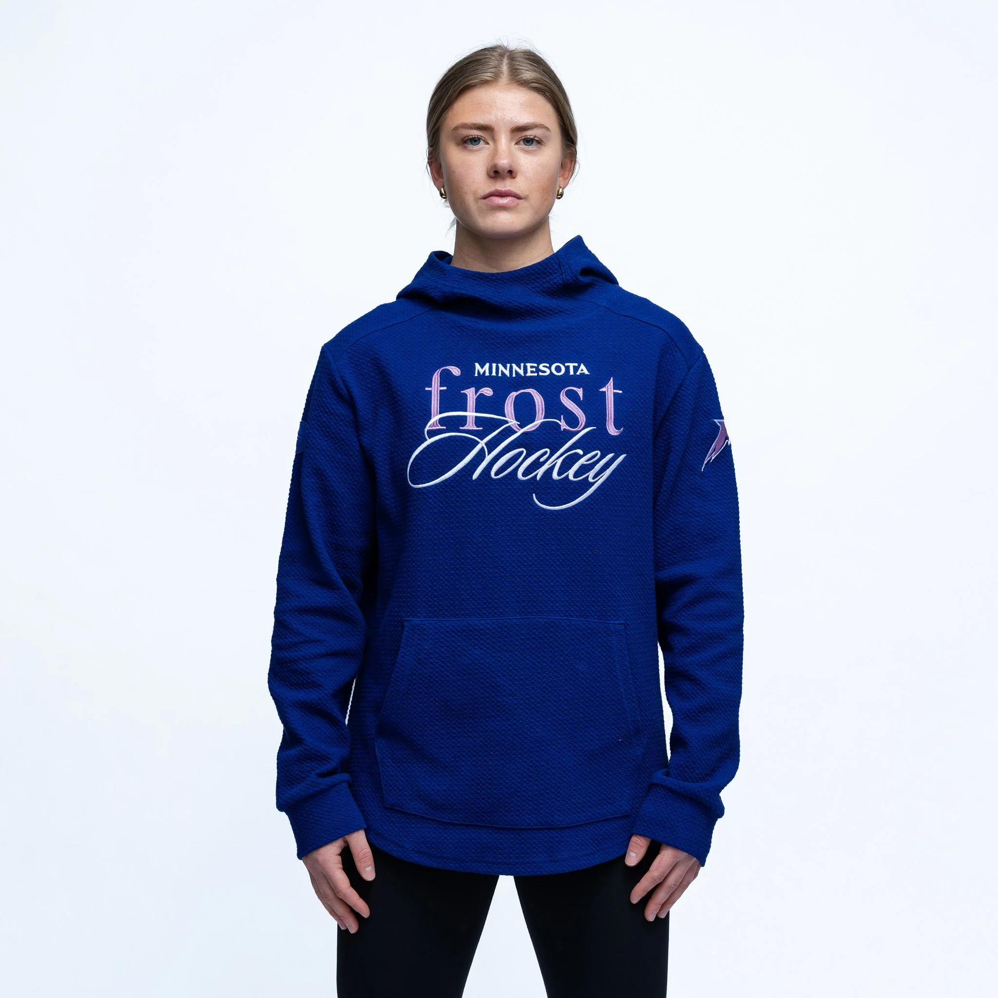 Adult Minnesota Frost Royalty Waffle Hoodie
