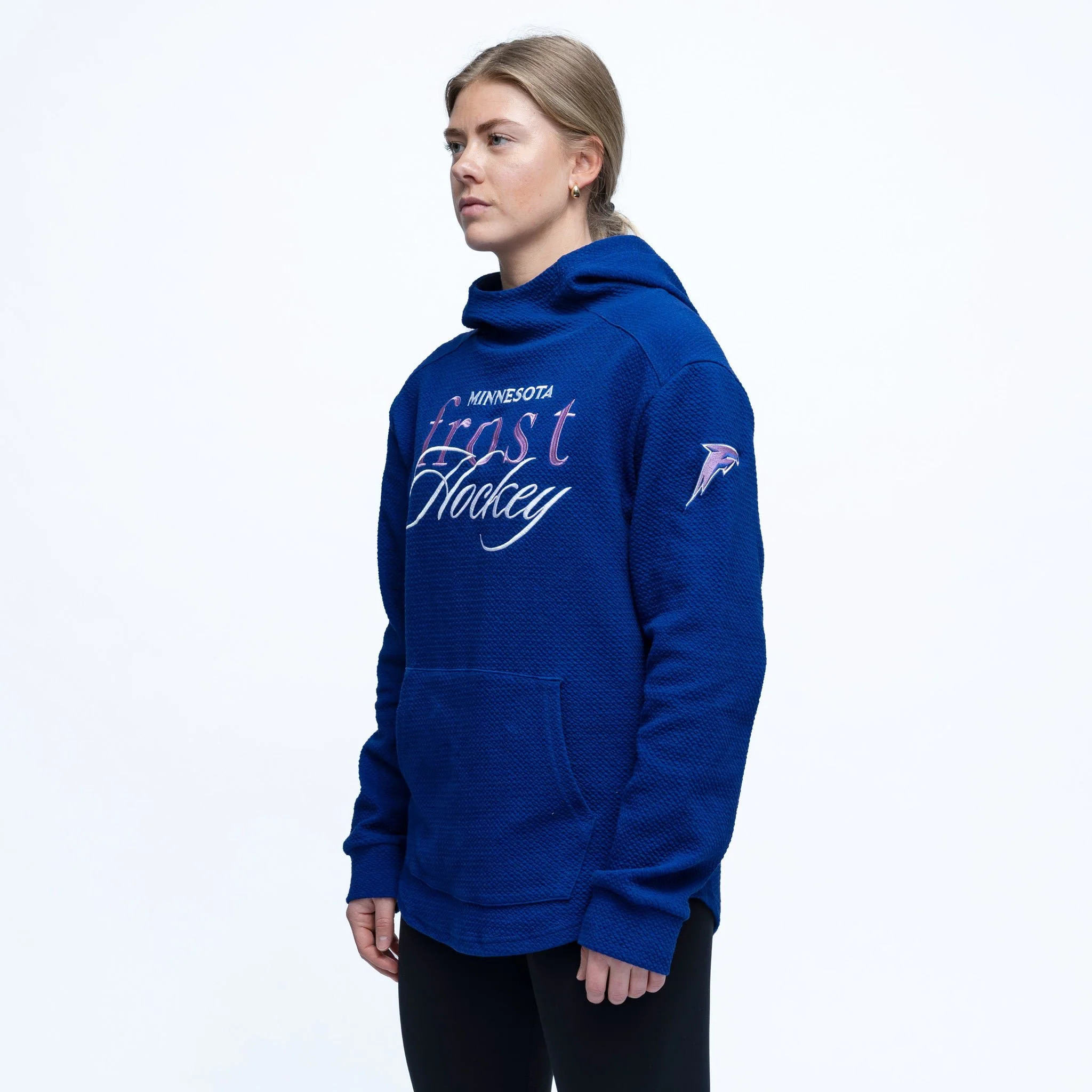 Adult Minnesota Frost Royalty Waffle Hoodie - Image 2