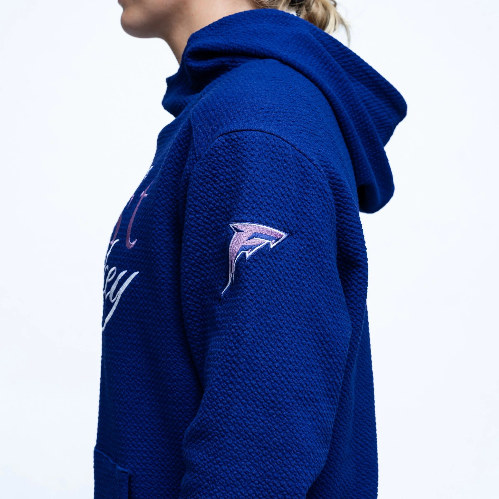 Adult Minnesota Frost Royalty Waffle Hoodie - Image 5