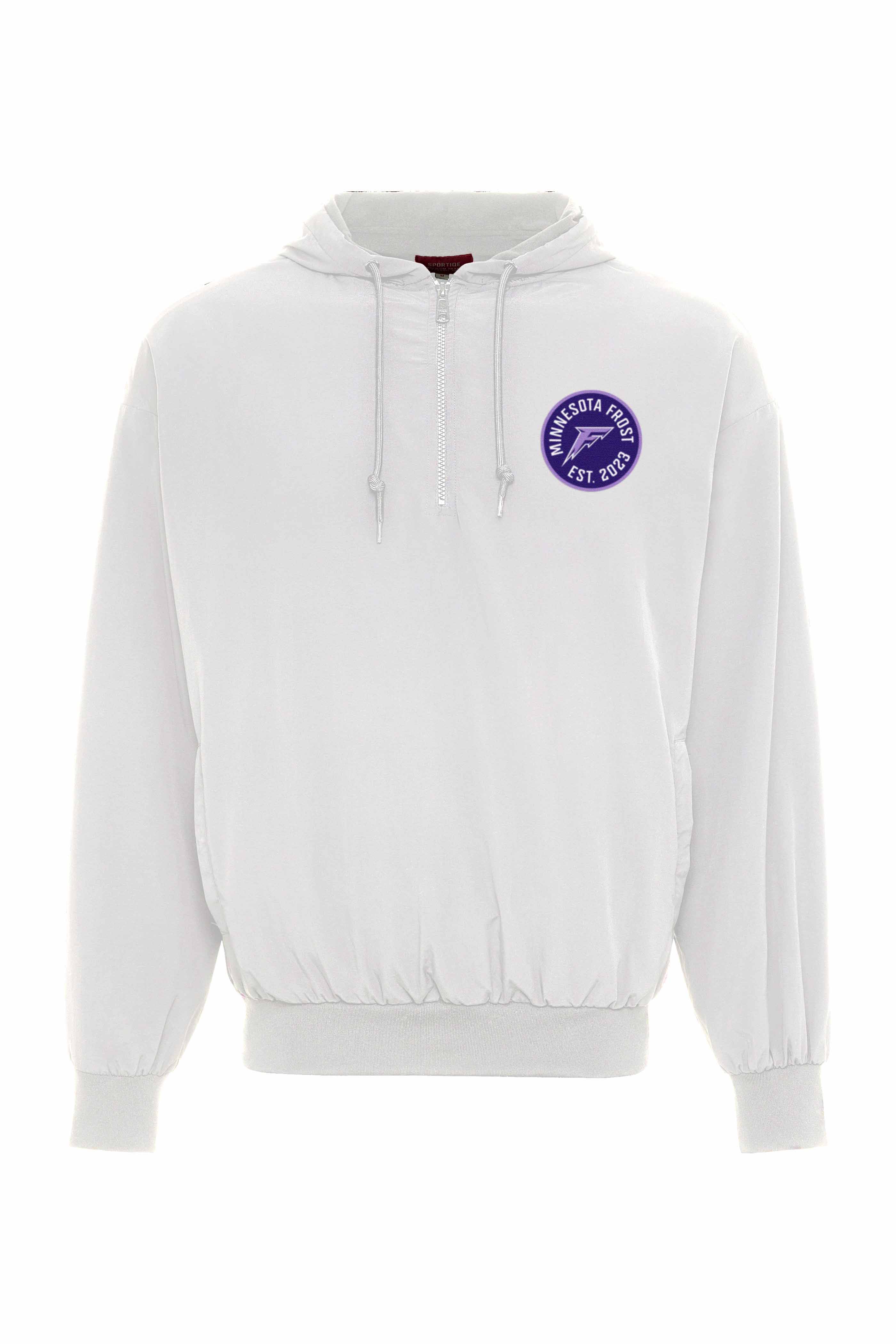 Adult Minnesota Frost Sportiqe Circle Patch Winfield 1/4 Zip Jacket