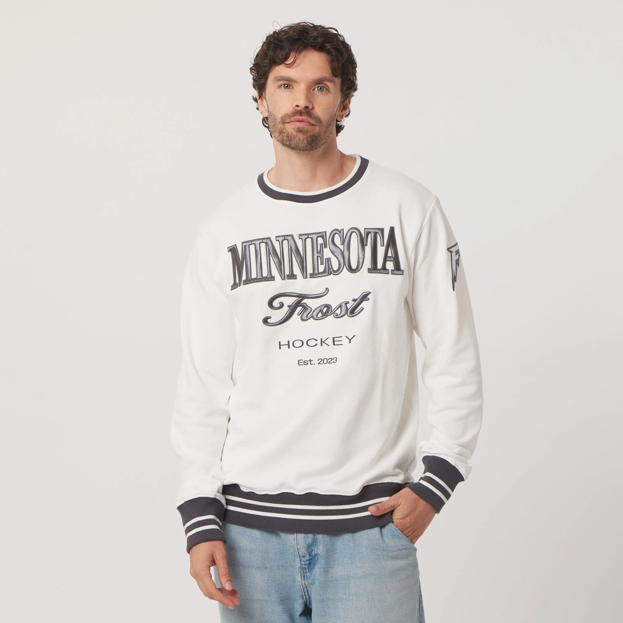Adult Minnesota Frost Sportiqe Ellington Crewneck