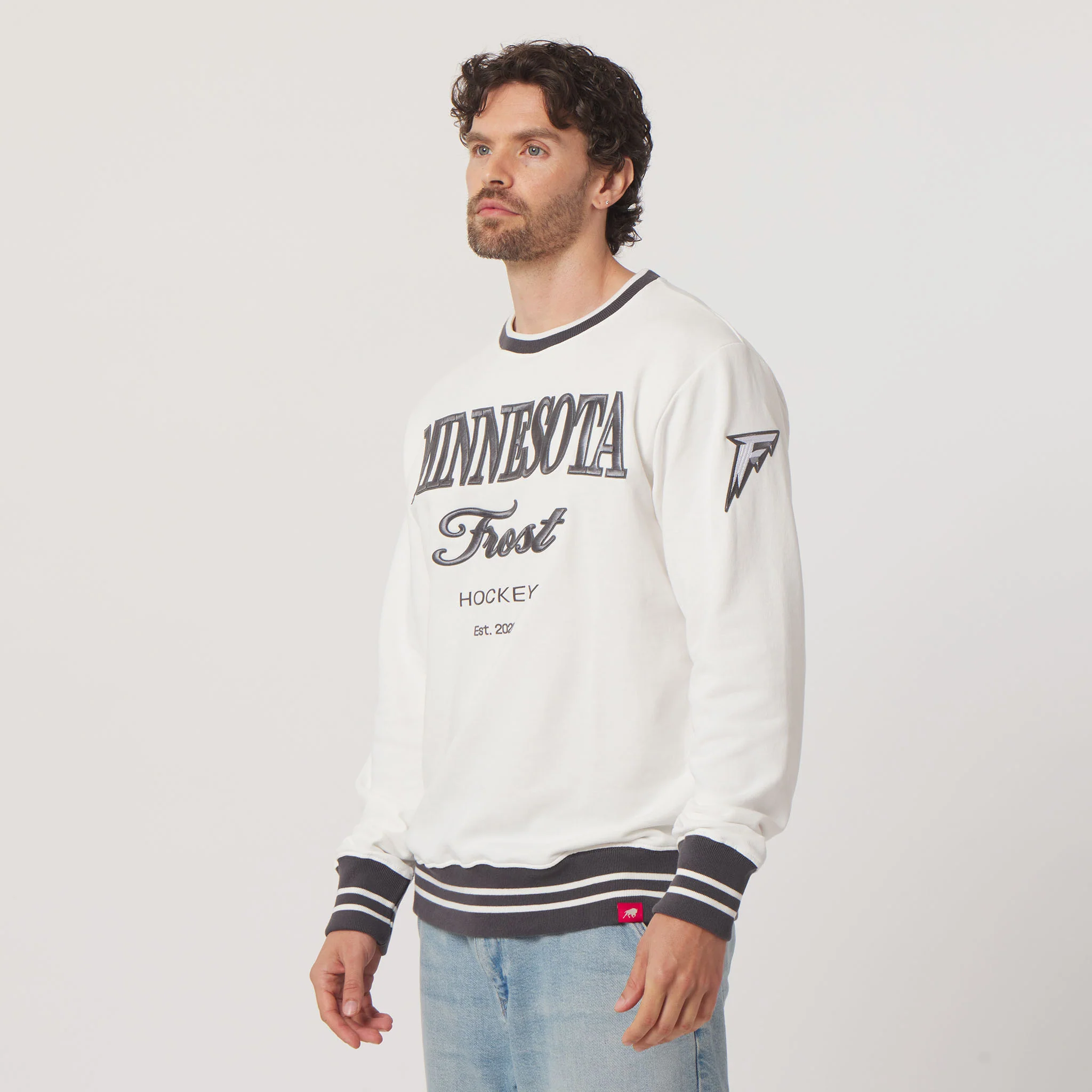 Adult Minnesota Frost Sportiqe Ellington Crewneck - Image 4