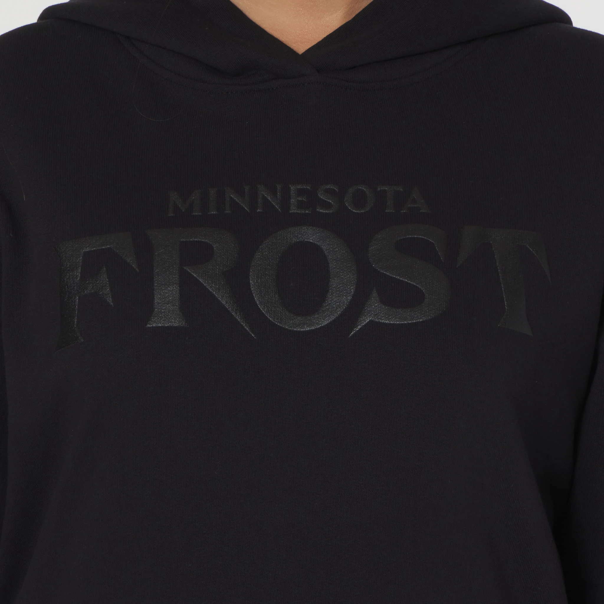 Adult Minnesota Frost Sportiqe Puff Ink Logo Drake Hoodie - Image 4