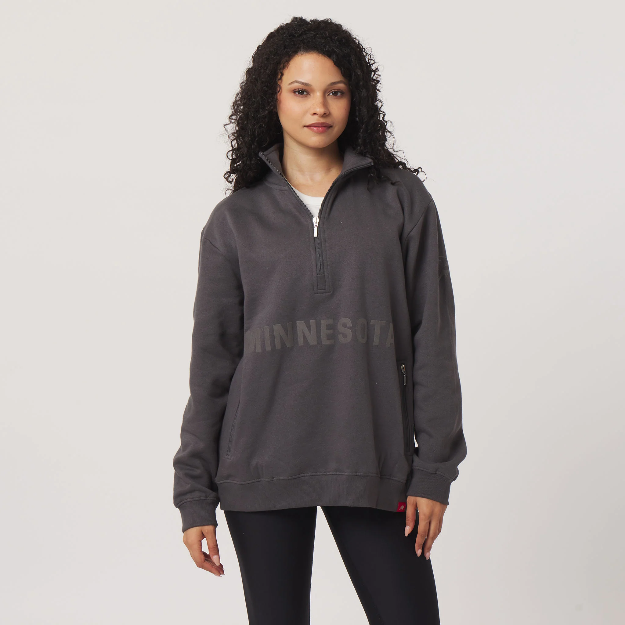 Adult Minnesota Frost Sportiqe Tonal Sainz Quarter Zip