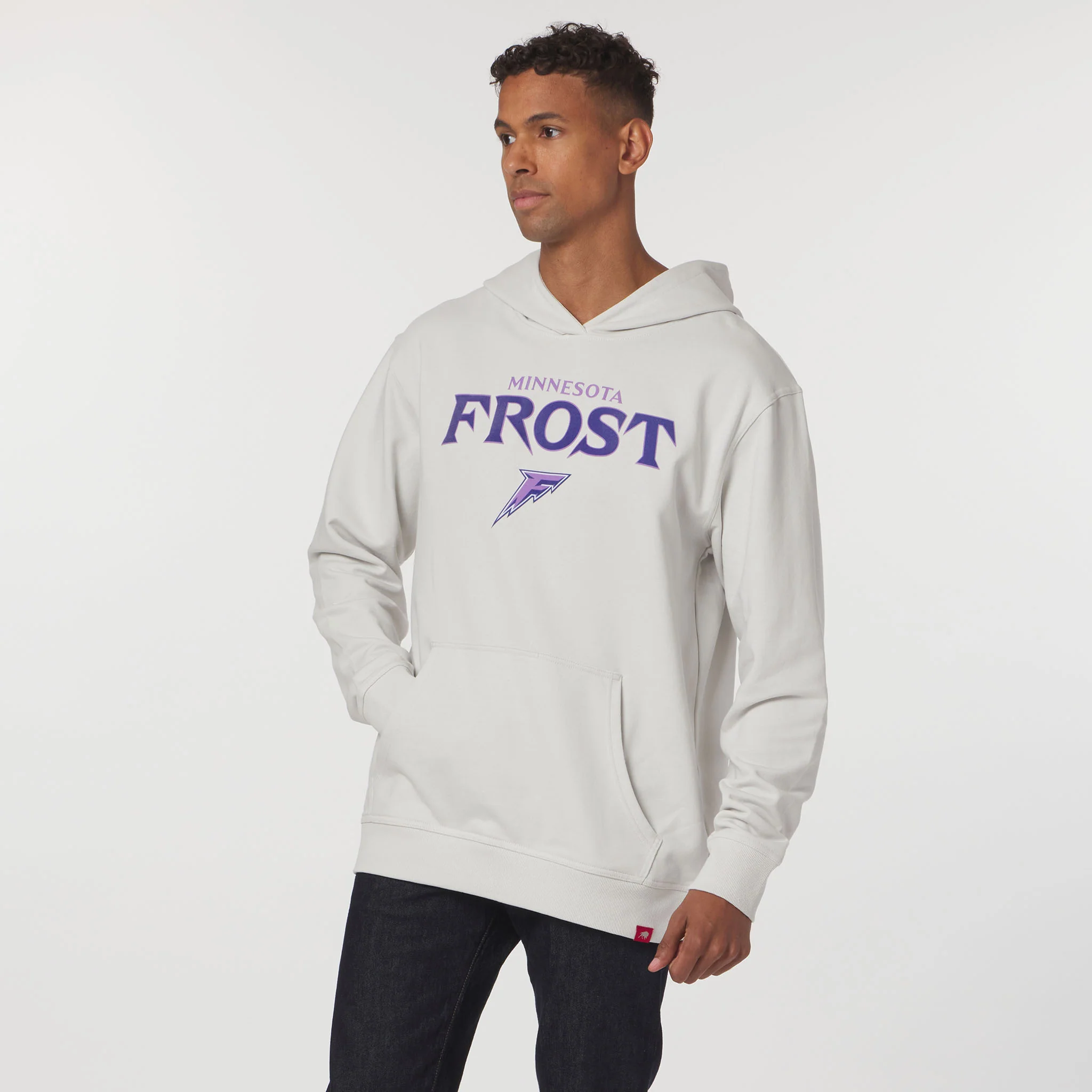 Adult Minnesota Frost Sportiqe Velvet Logo Drake Hoodie - Image 6