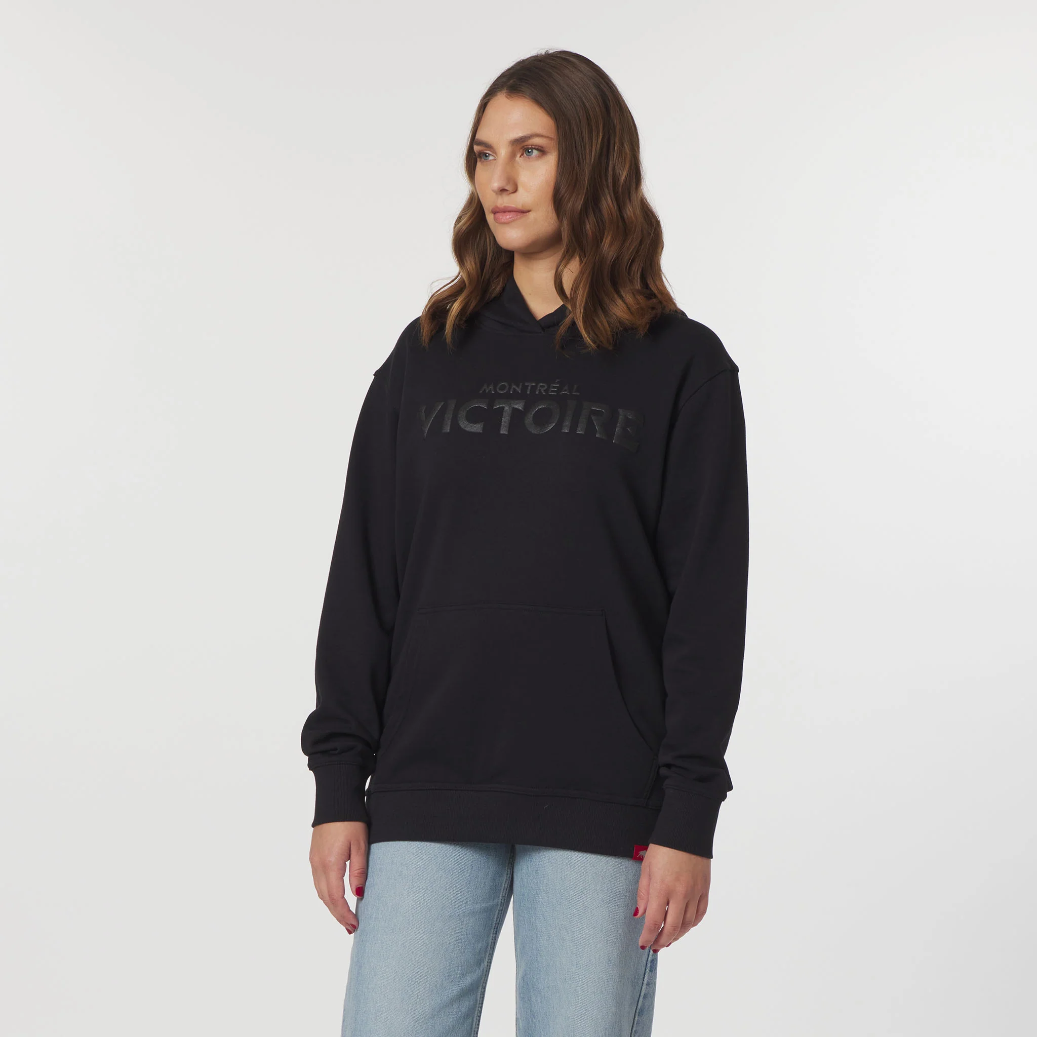 Adult Montreal Victoire Sportiqe Puff Ink Logo Drake Hoodie - Image 3