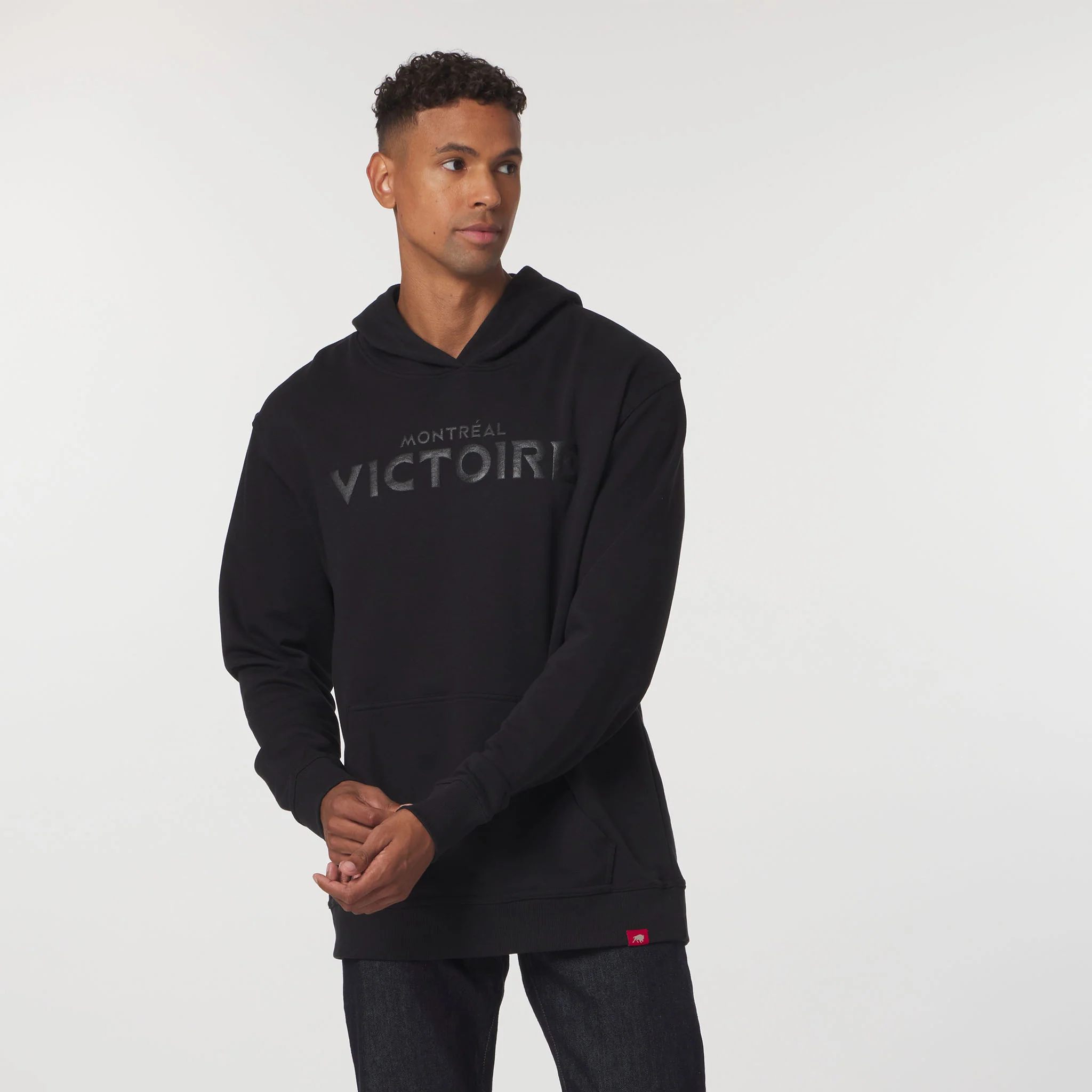 Adult Montreal Victoire Sportiqe Puff Ink Logo Drake Hoodie - Image 6
