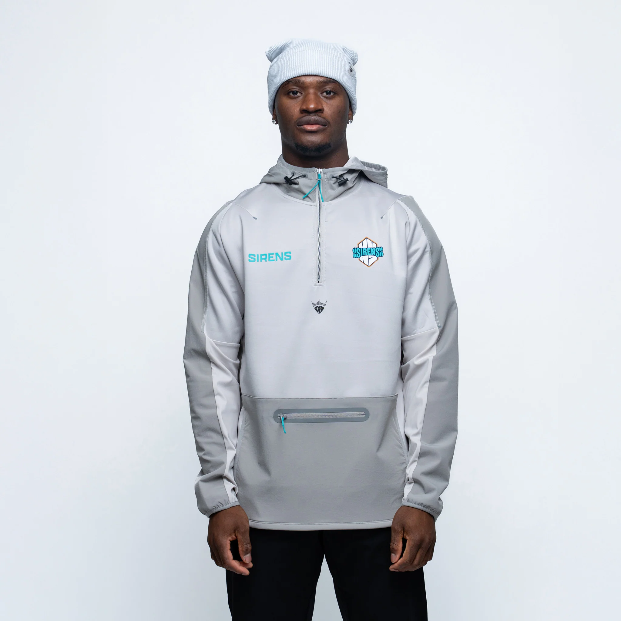 Adult New York Sirens Adulty Royalty Podium Hybrid Quarter Zip Jacket 2.0