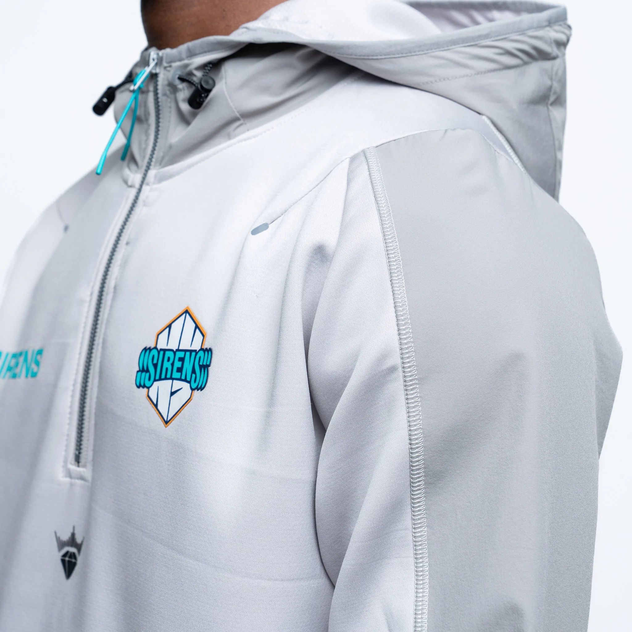 Adult New York Sirens Adulty Royalty Podium Hybrid Quarter Zip Jacket 2.0 - Image 3