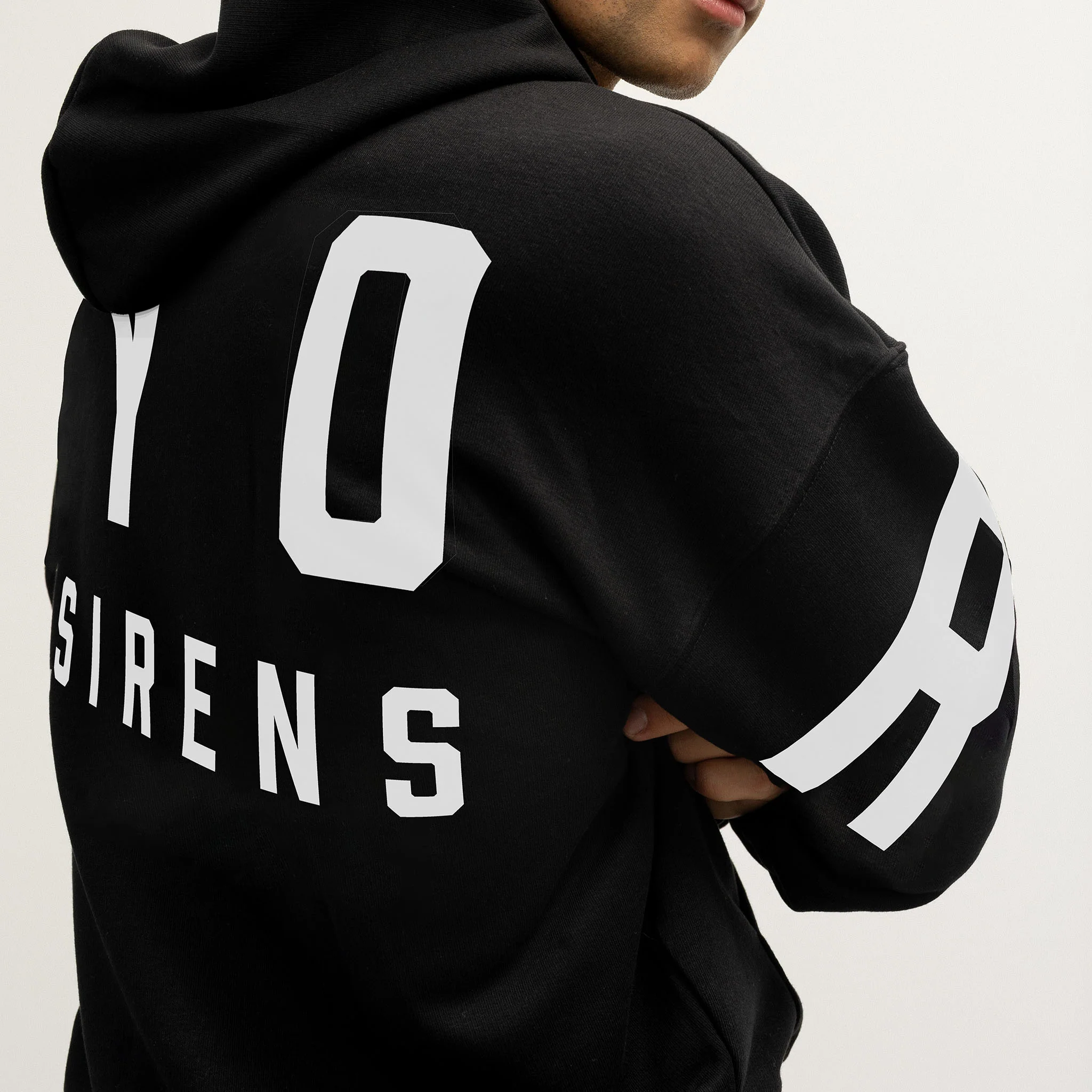 Adult New York Sirens Line Change Warm Up Hoodie - Image 2