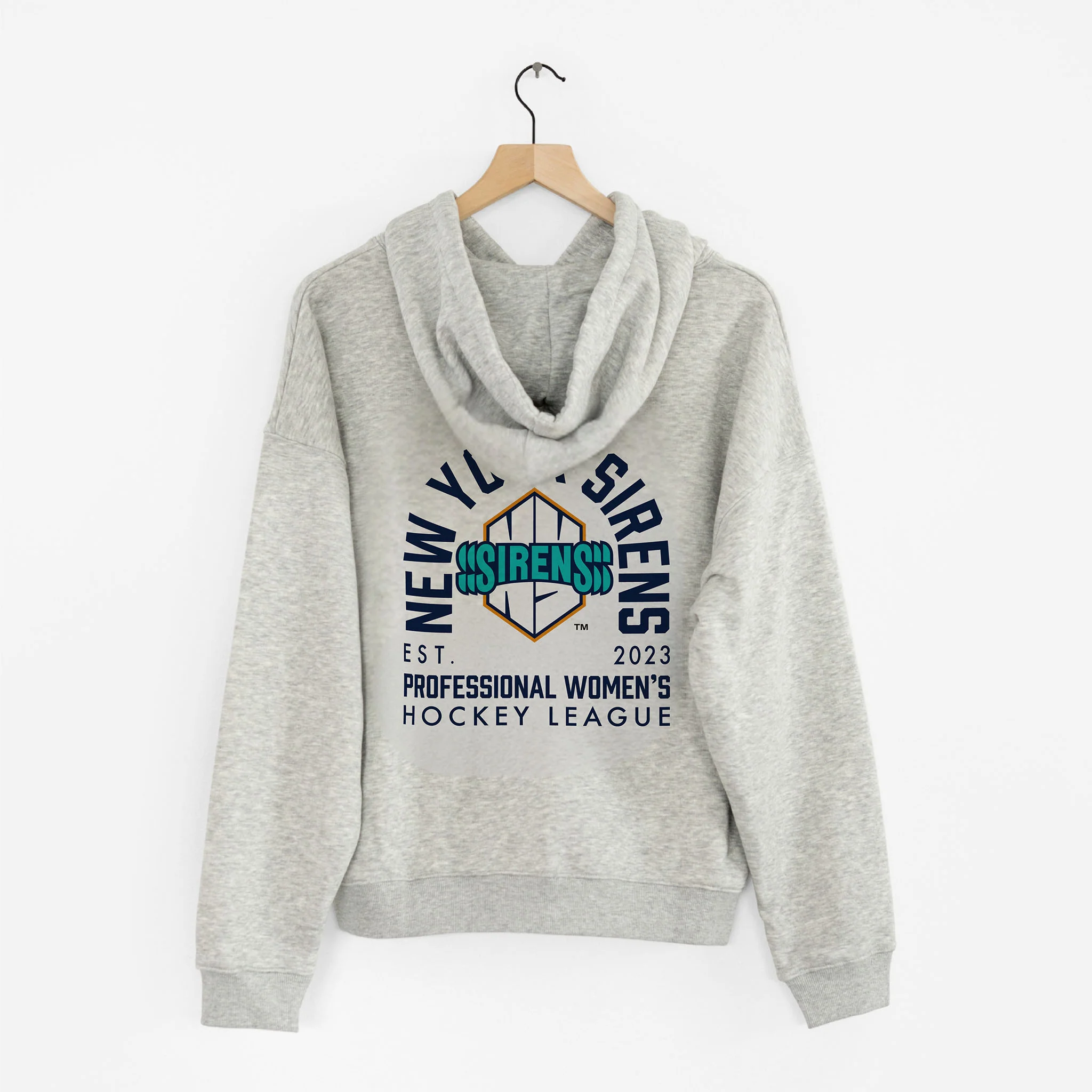 Adult New York Sirens Line Change Zip-Up Hoodie