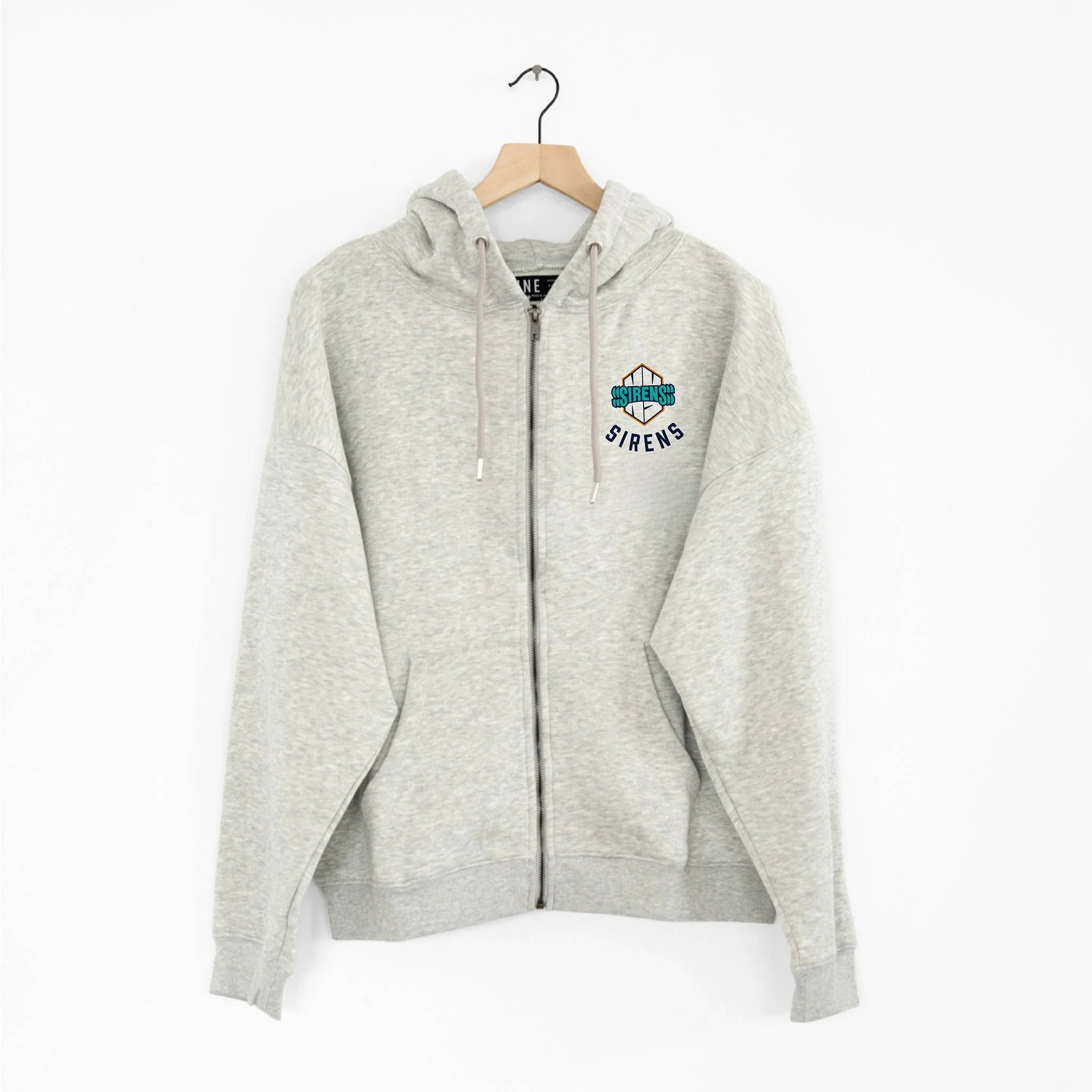 Adult New York Sirens Line Change Zip-Up Hoodie - Image 2