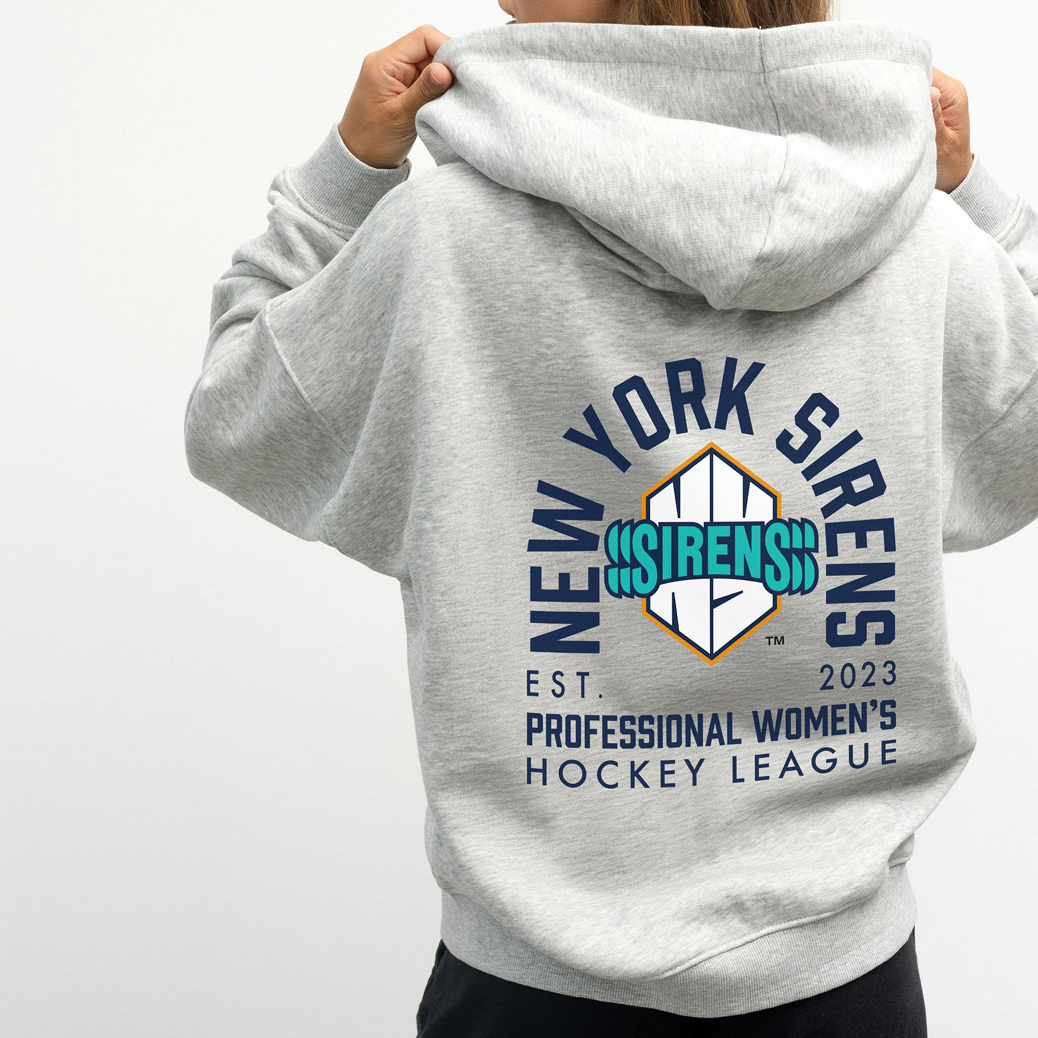 Adult New York Sirens Line Change Zip-Up Hoodie - Image 3