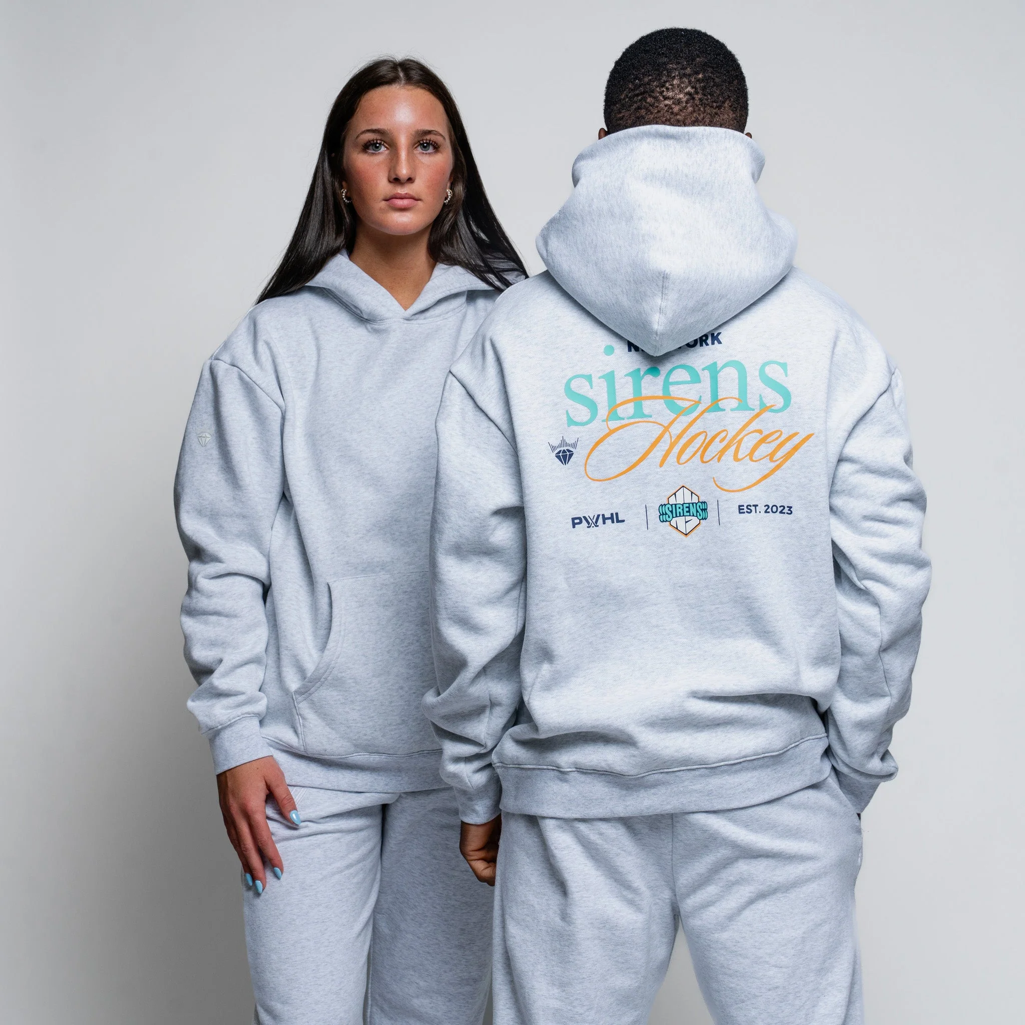 Adult New York Sirens Royalty Relaxed Hoodie