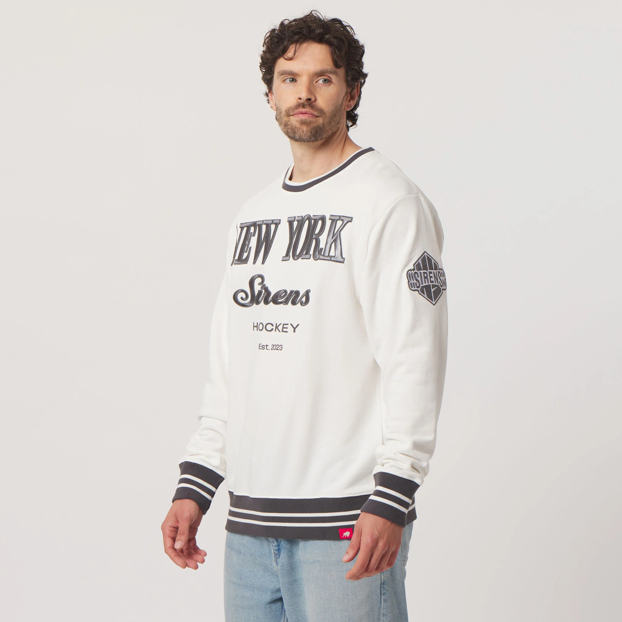 Adult New York Sirens Sportiqe Ellington Crewneck - Image 2