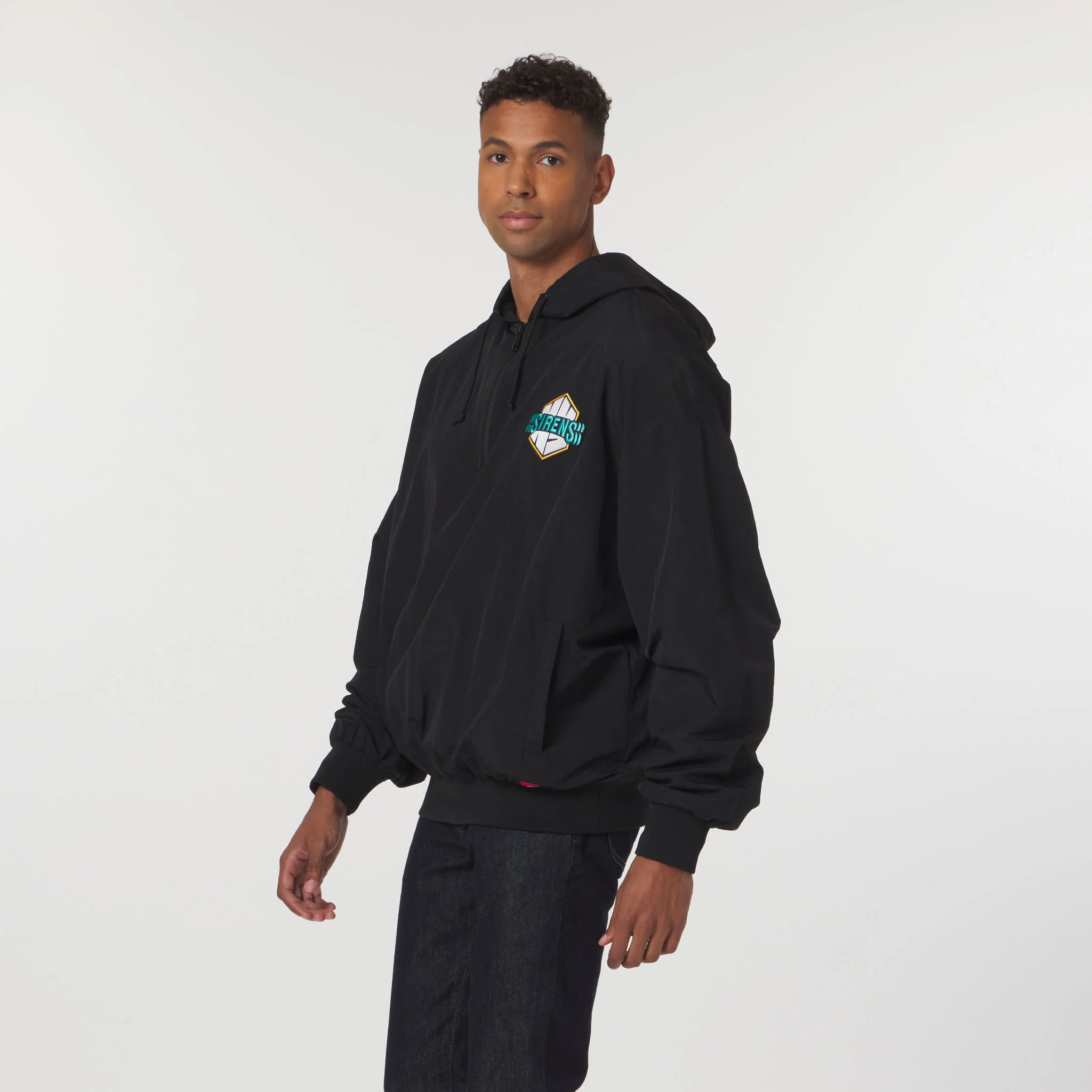 Adult New York Sirens Sportiqe Logo Winfield 1/4 Zip Jacket - Image 7