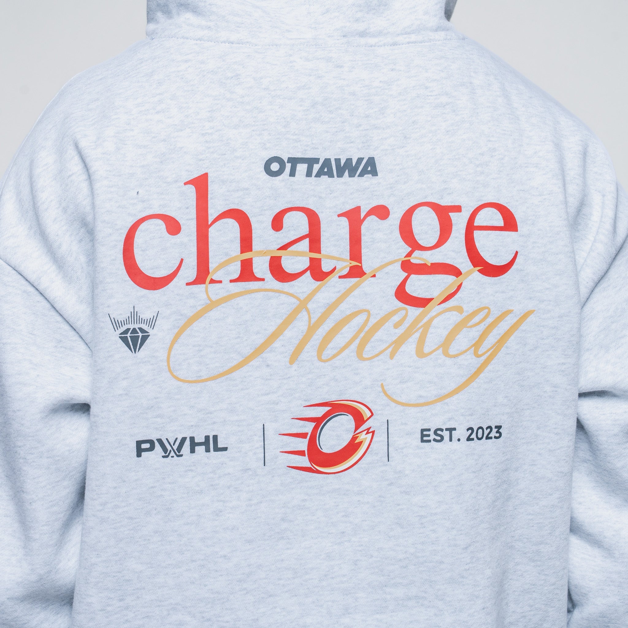 Adult Ottawa Charge Royalty Relaxed Hoodie - Image 5