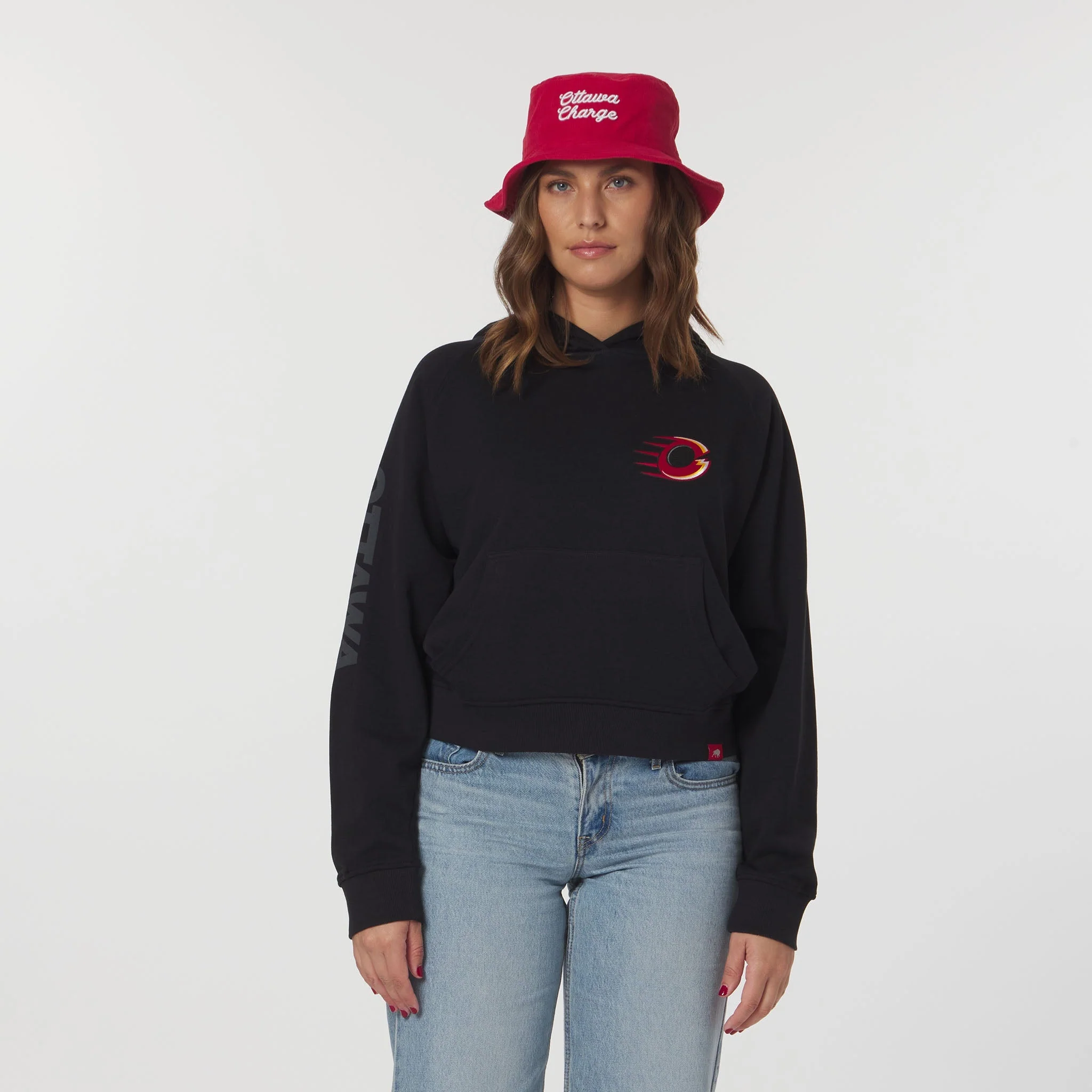 Adult Ottawa Charge Sportiqe Corduroy Bucket Hat - Image 5