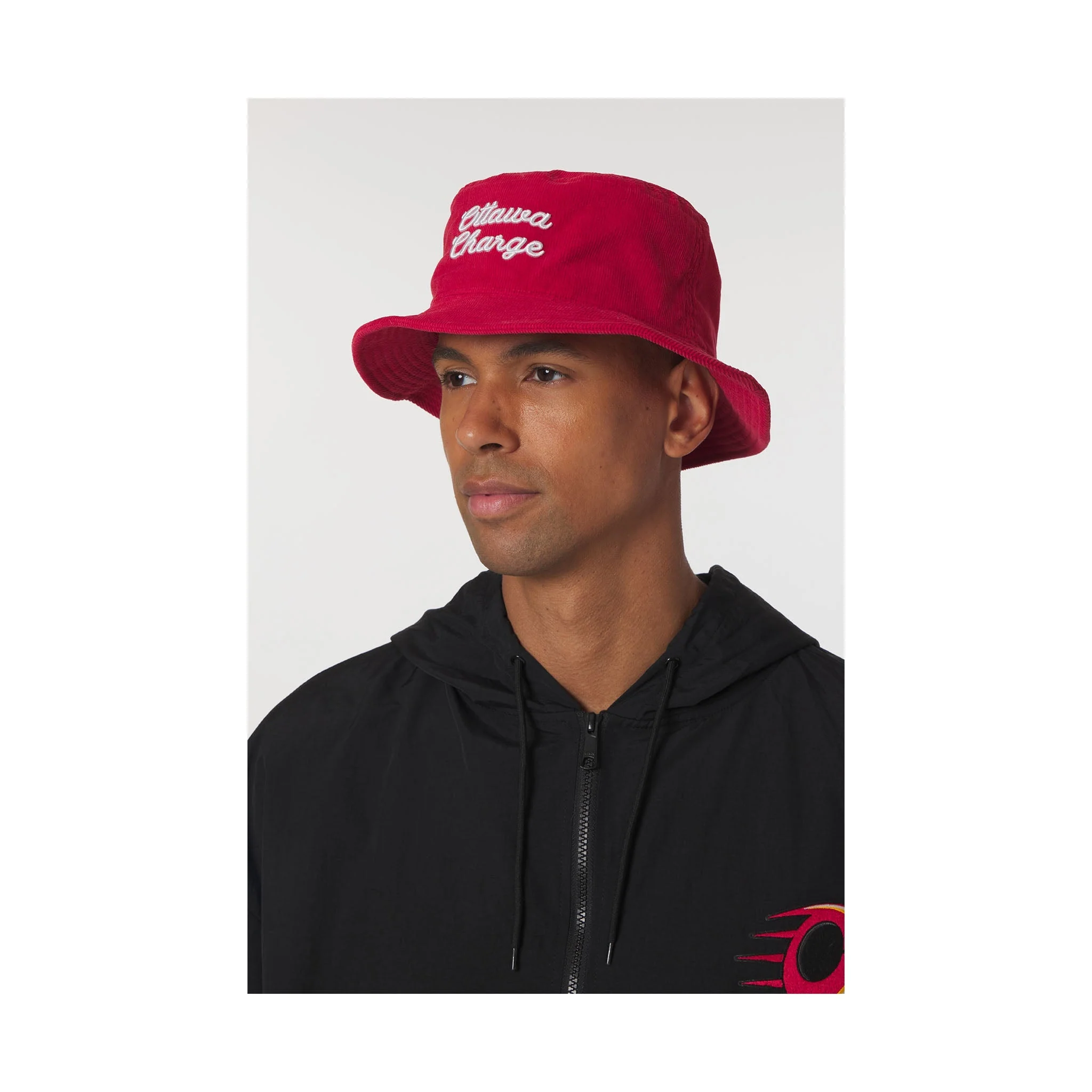 Adult Ottawa Charge Sportiqe Corduroy Bucket Hat - Image 6