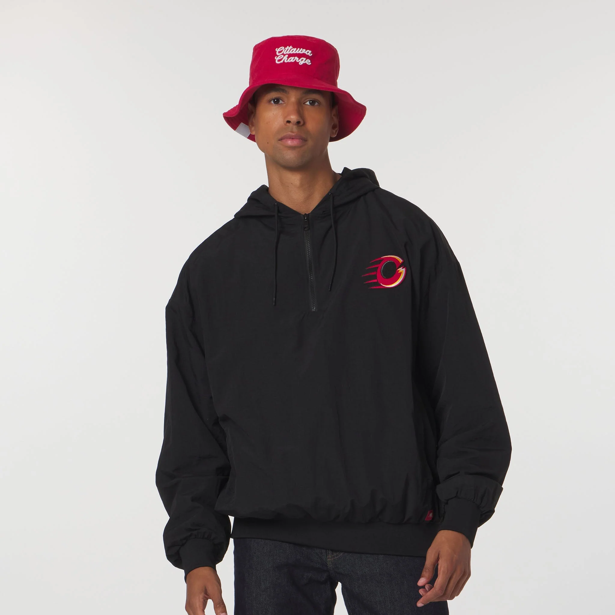 Adult Ottawa Charge Sportiqe Corduroy Bucket Hat - Image 8