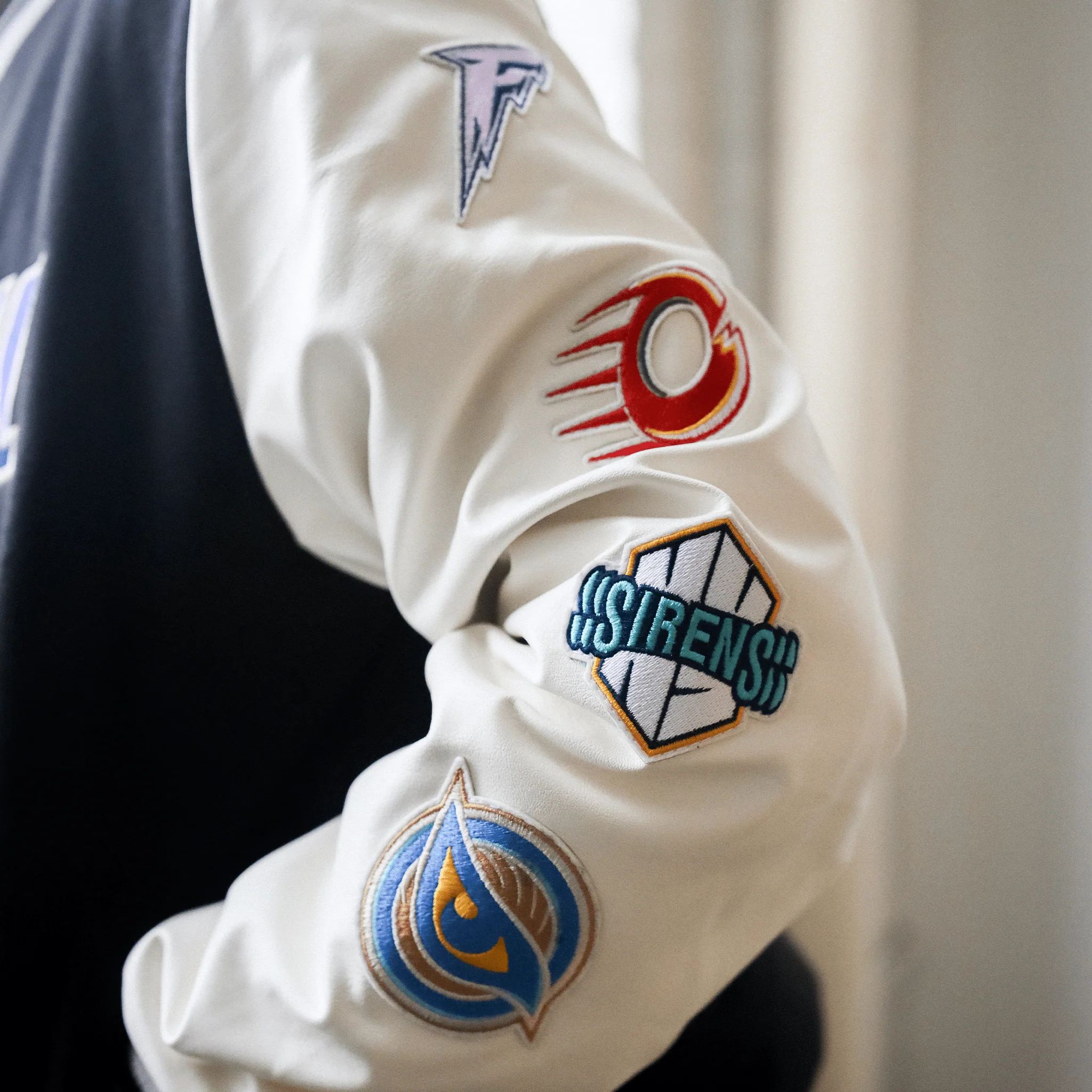 Adult PWHL Peace Collective Ice Time Earned Letterman Jacket - Image 5