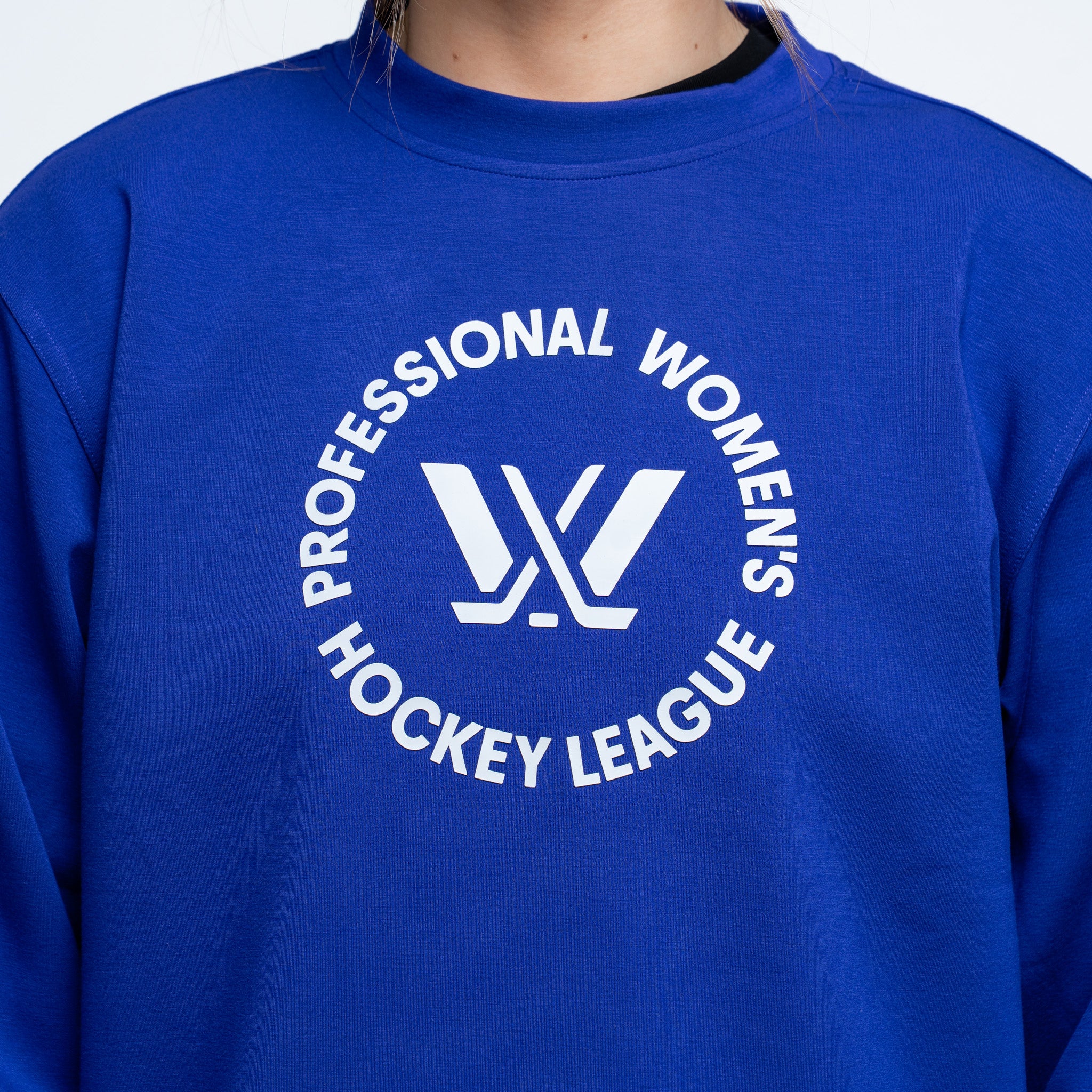 Adult PWHL Royalty Aura Circle Logo Performance Crew - Image 2