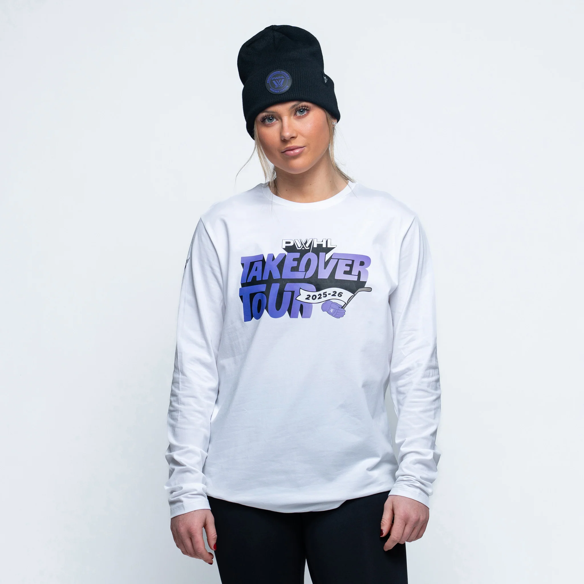 Adult PWHL Royalty Takeover Tour 2025-26 Sideline Long Sleeve T-Shirt