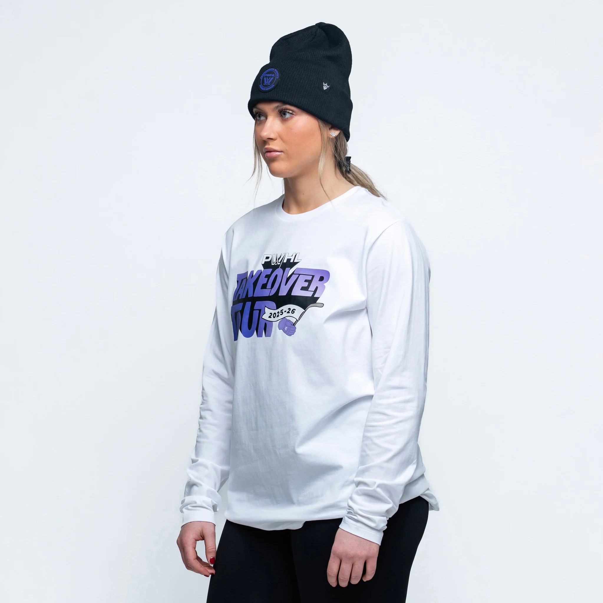 Adult PWHL Royalty Takeover Tour 2025-26 Sideline Long Sleeve T-Shirt - Image 3