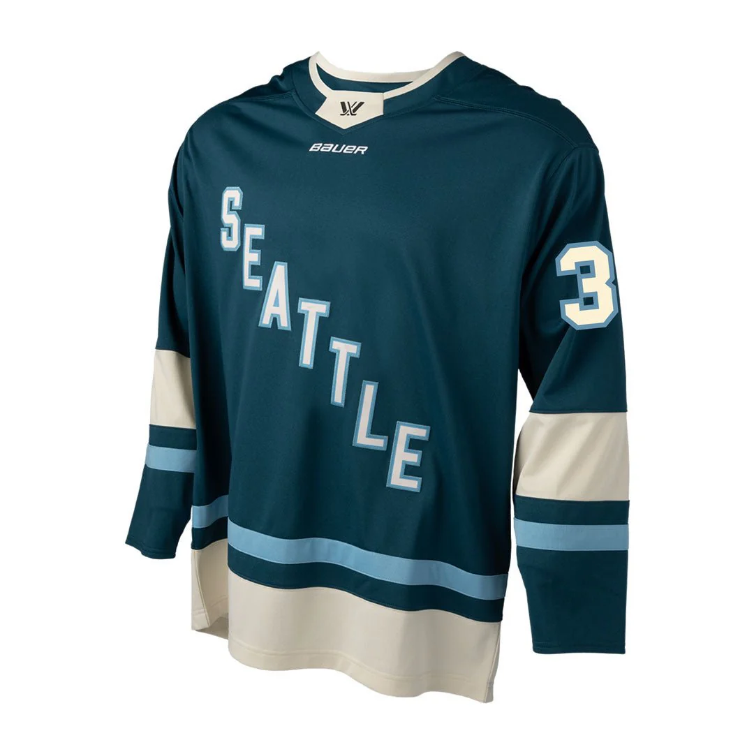 Adult PWHL Seattle Cayla Barnes Bauer Replica Home Jersey - Image 3