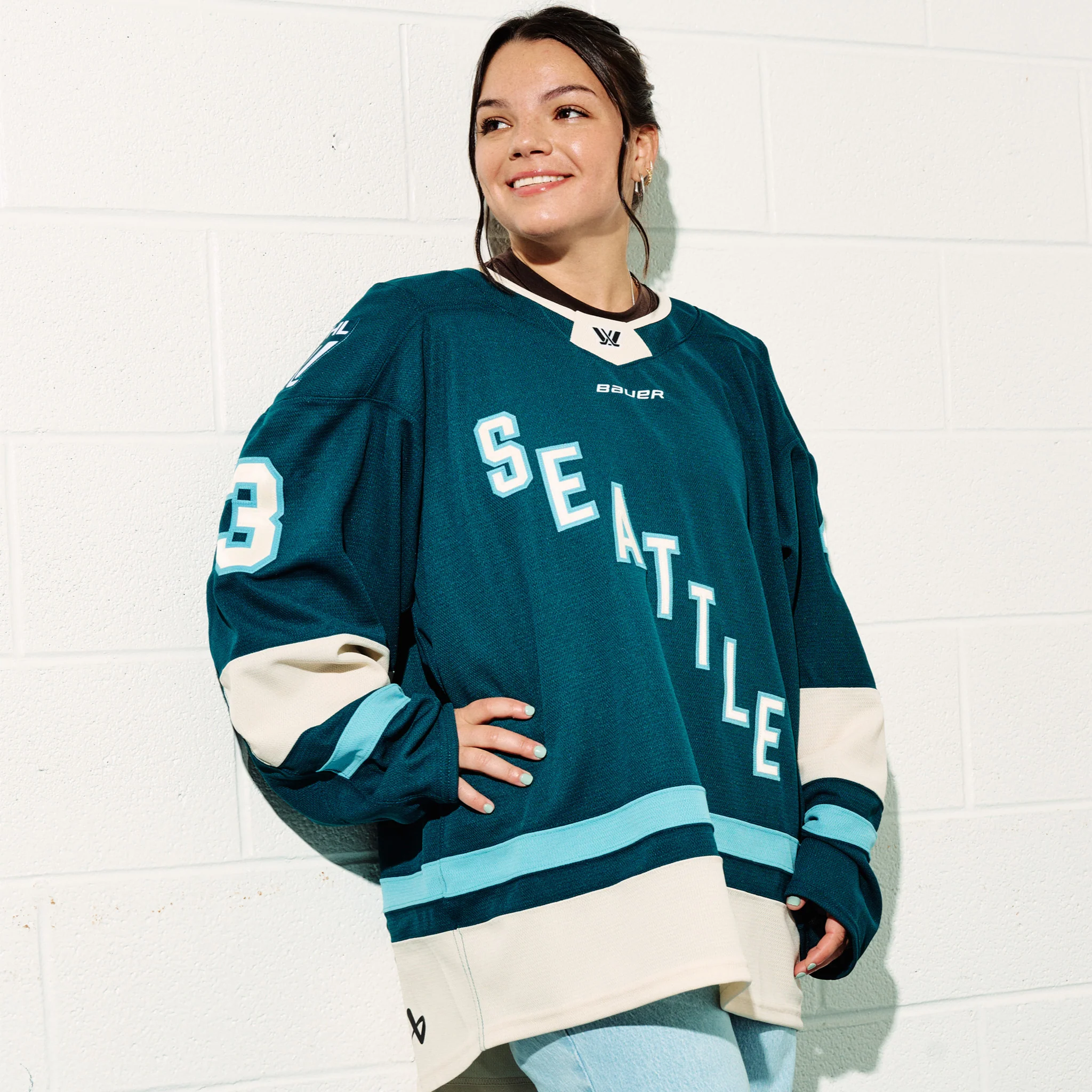 Adult PWHL Seattle Cayla Barnes Bauer Replica Home Jersey - Image 4