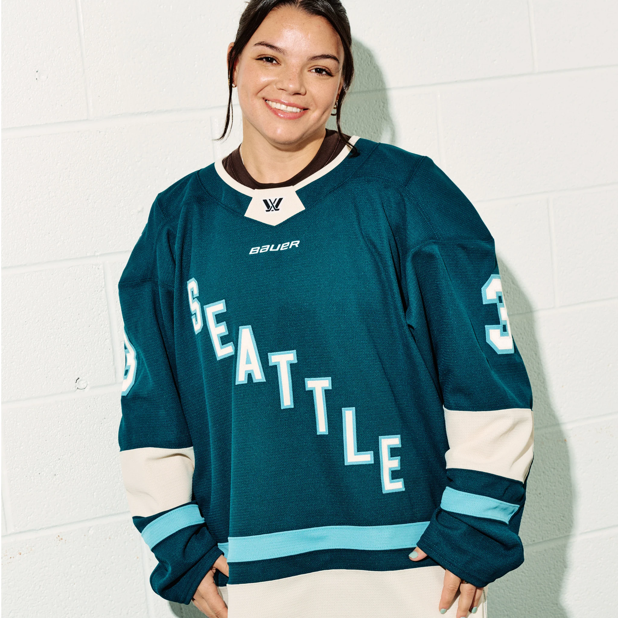 Adult PWHL Seattle Cayla Barnes Bauer Replica Home Jersey - Image 5