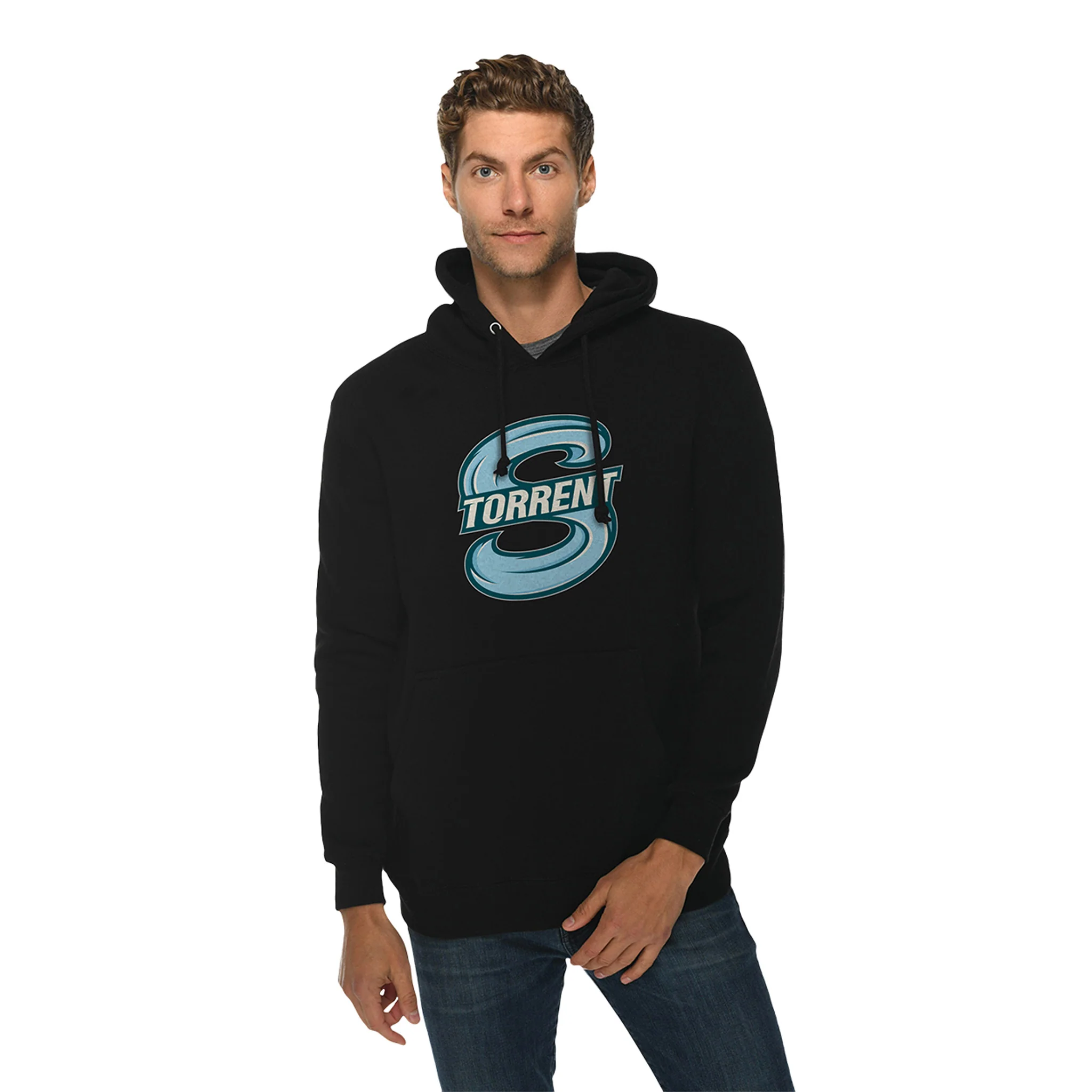 Youth Seattle Torrent Bauer Logo Premium Hoodie