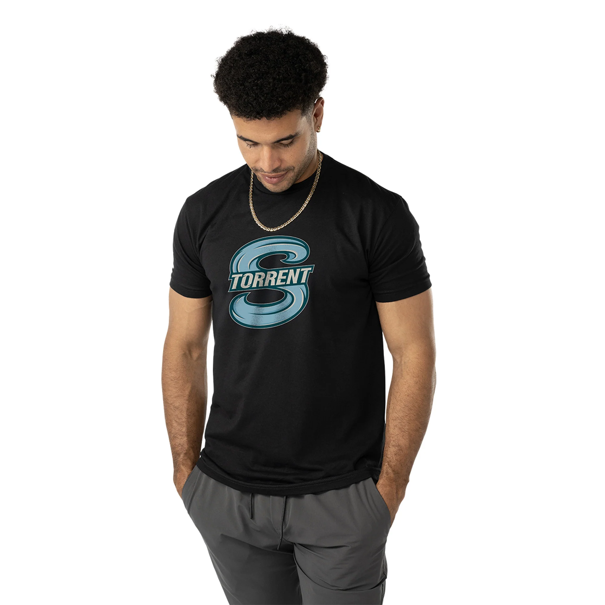 Adult Seattle Torrent Bauer Logo T-Shirt