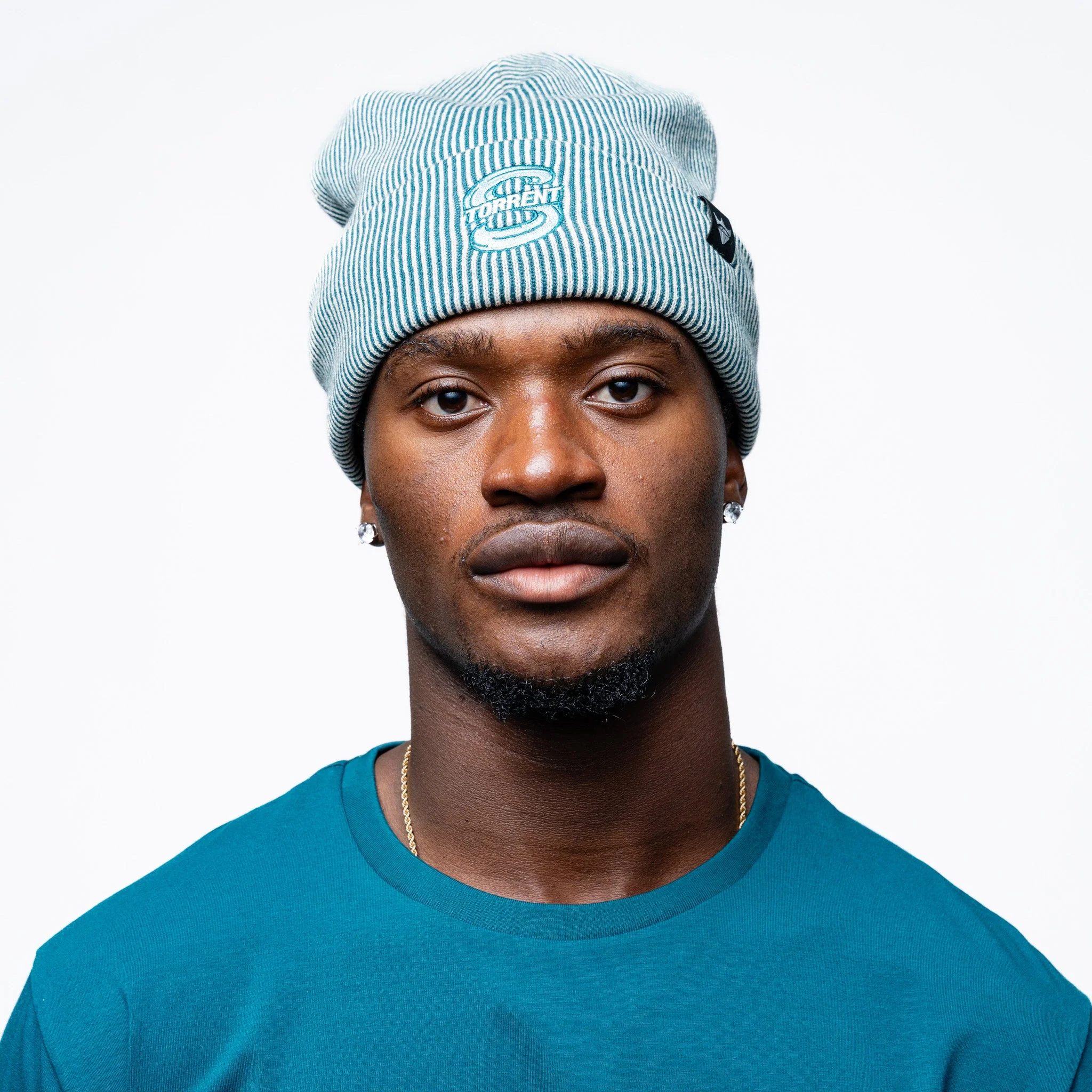 Adult Seattle Torrent Royalty Double Knit Beanie - Image 4