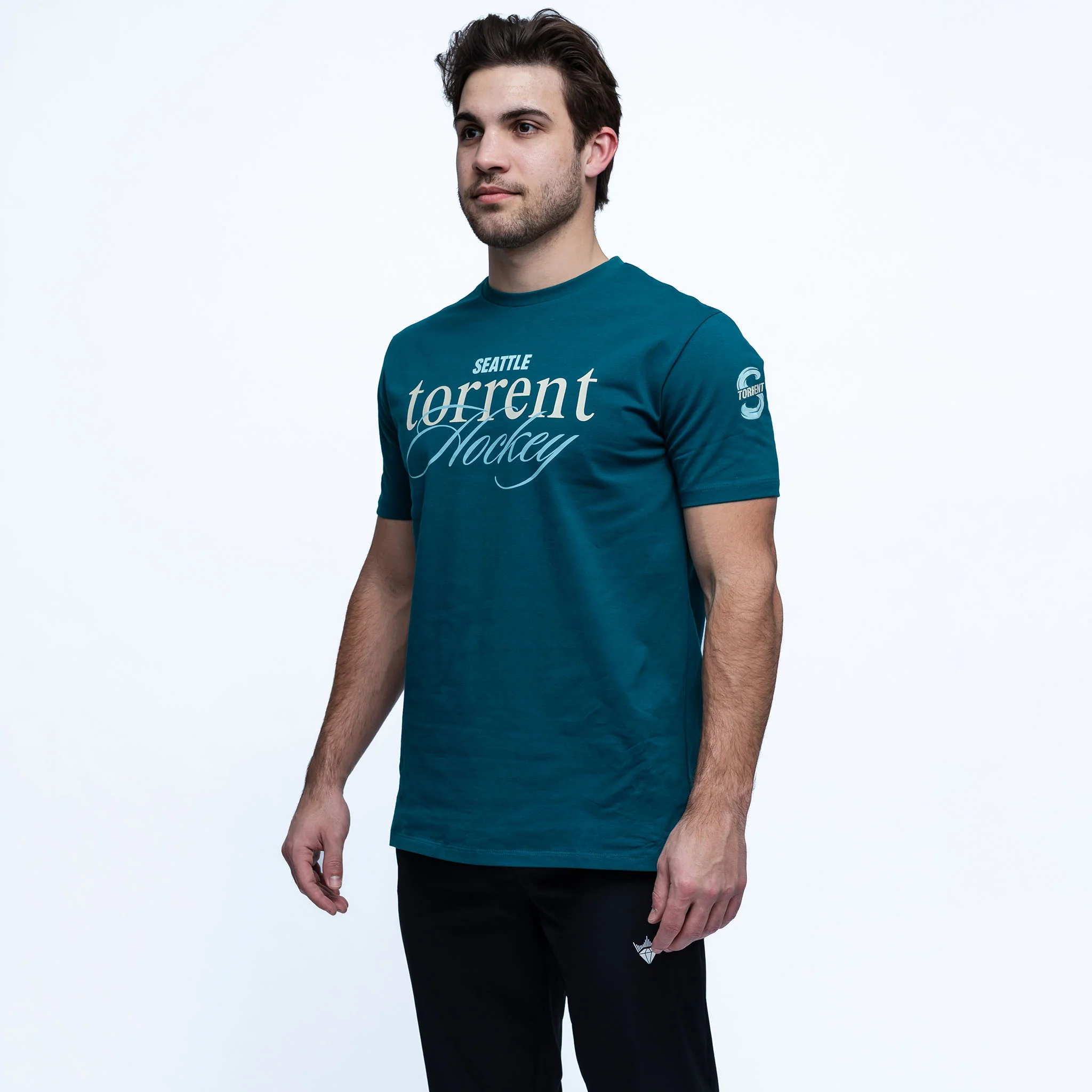 Adult Seattle Torrent Royalty Flow Sideline T-Shirt - Image 2