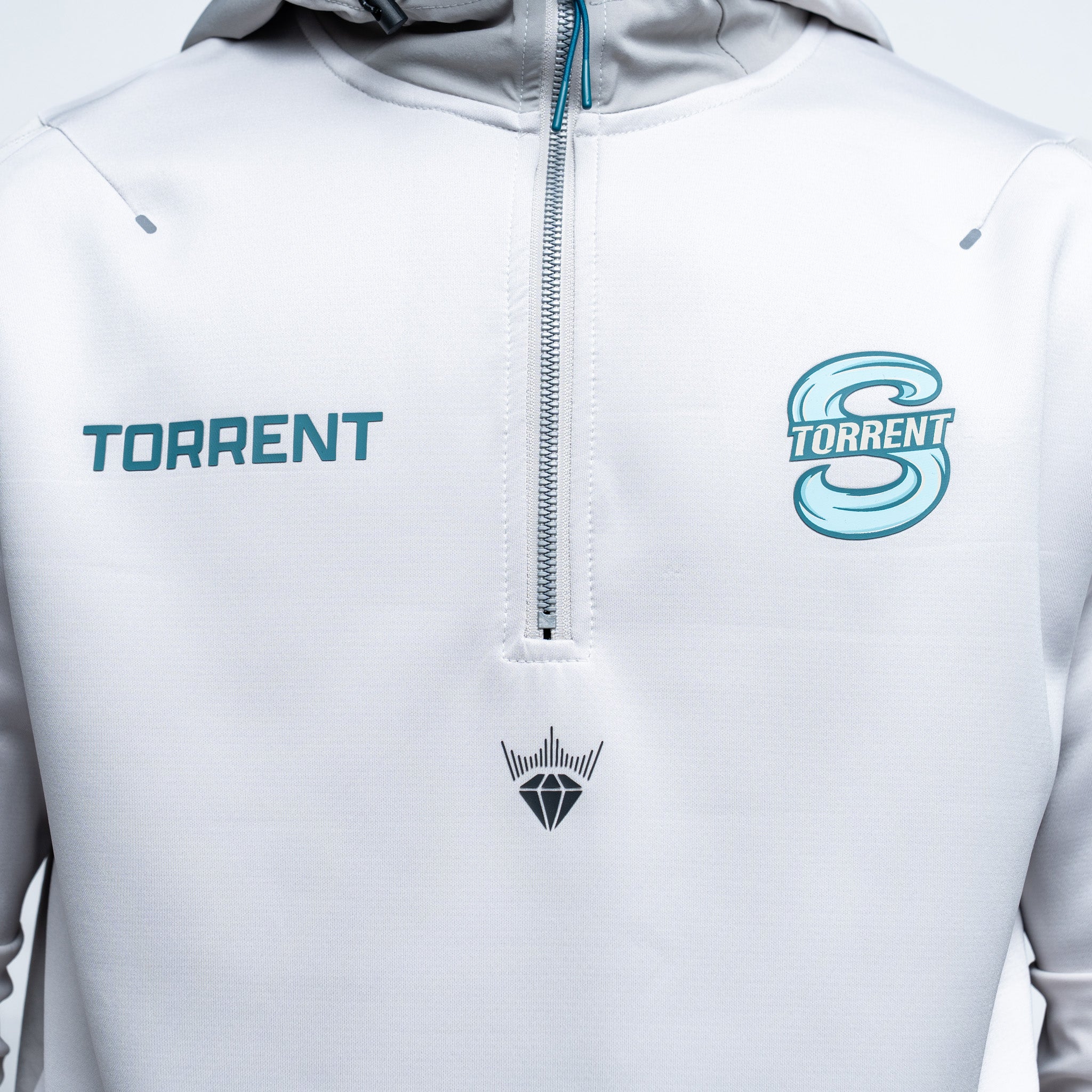 Adult Seattle Torrent Royalty Podium Hybrid Quarter Zip Jacket 2.0 - Image 2